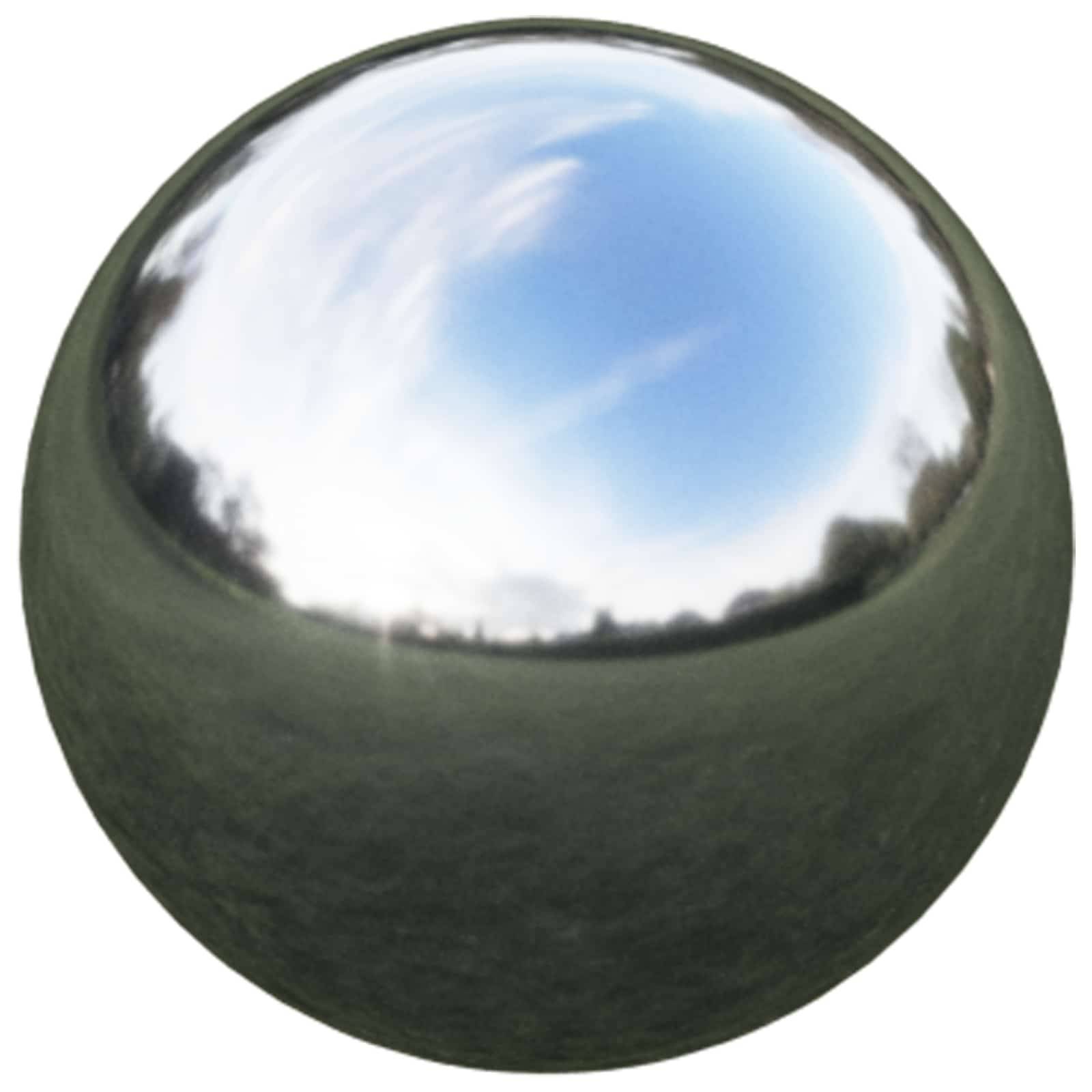 vidaXL Spiegelball 8 pcs Ø 5 cm Silber Edelstahl 201