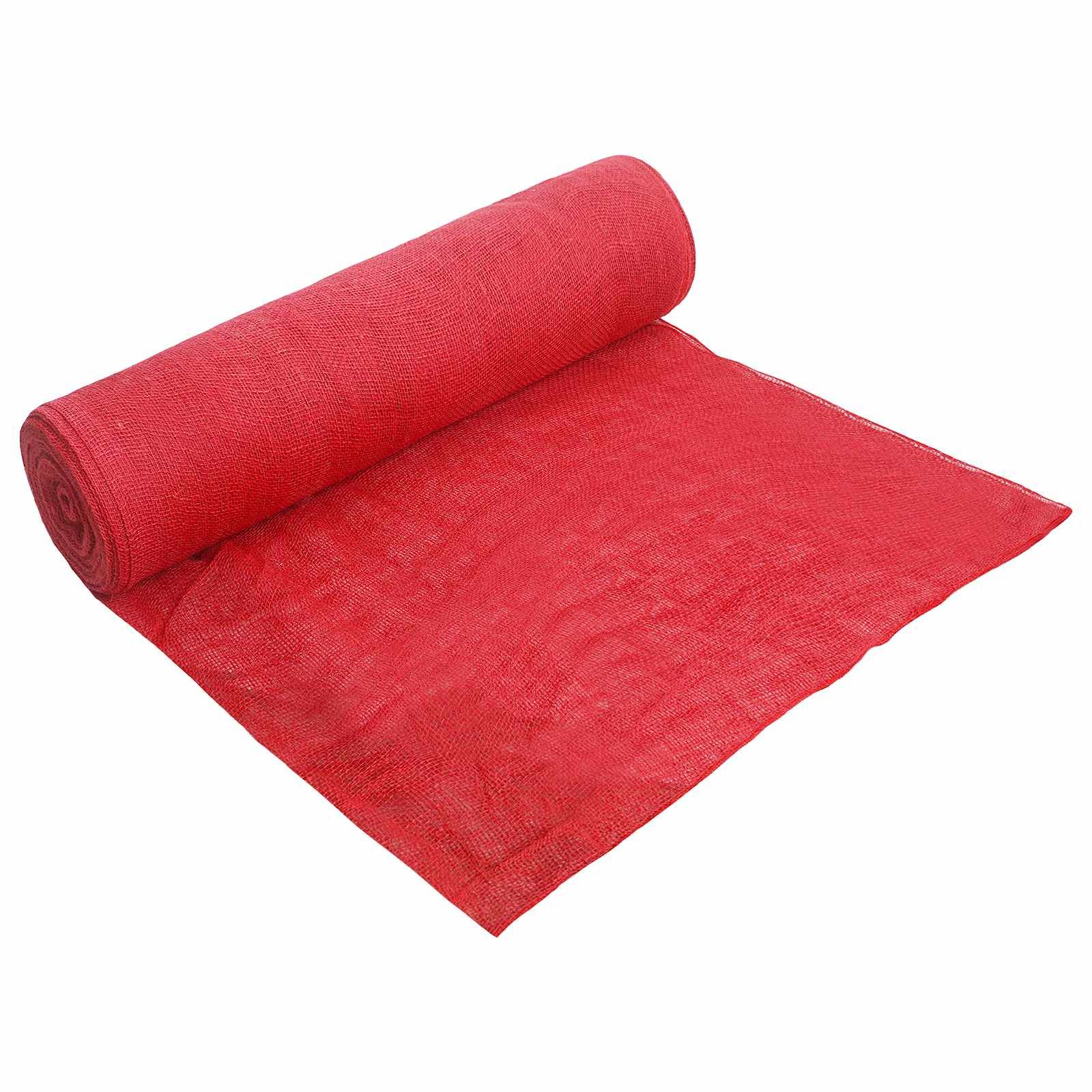 vidaXL Juterolle Rot 200 x 500 cm