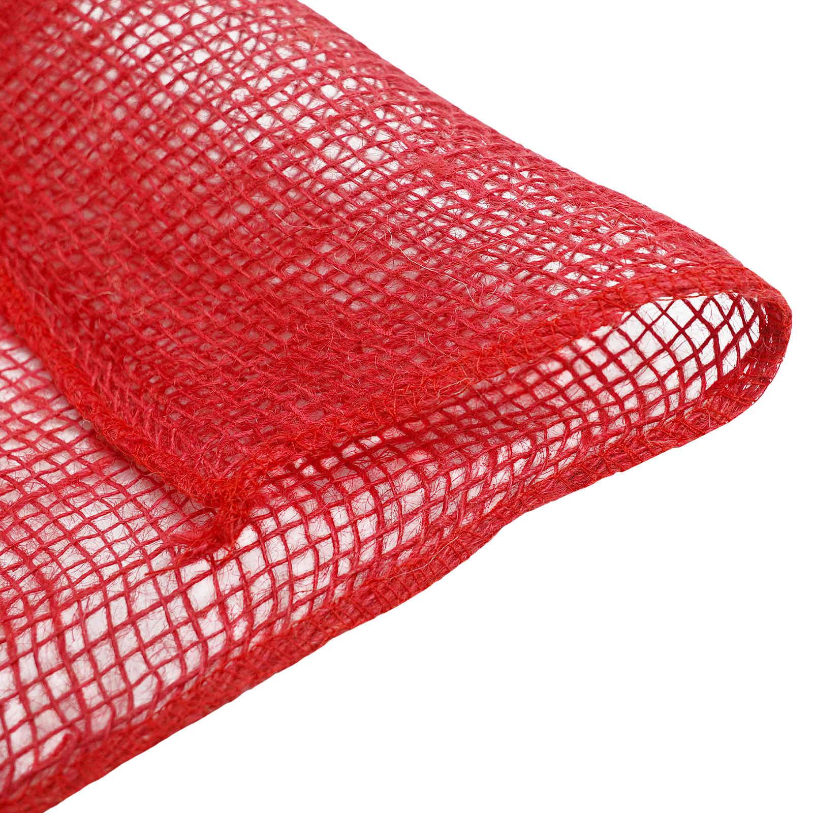 vidaXL Juterolle Rot 200 x 500 cm