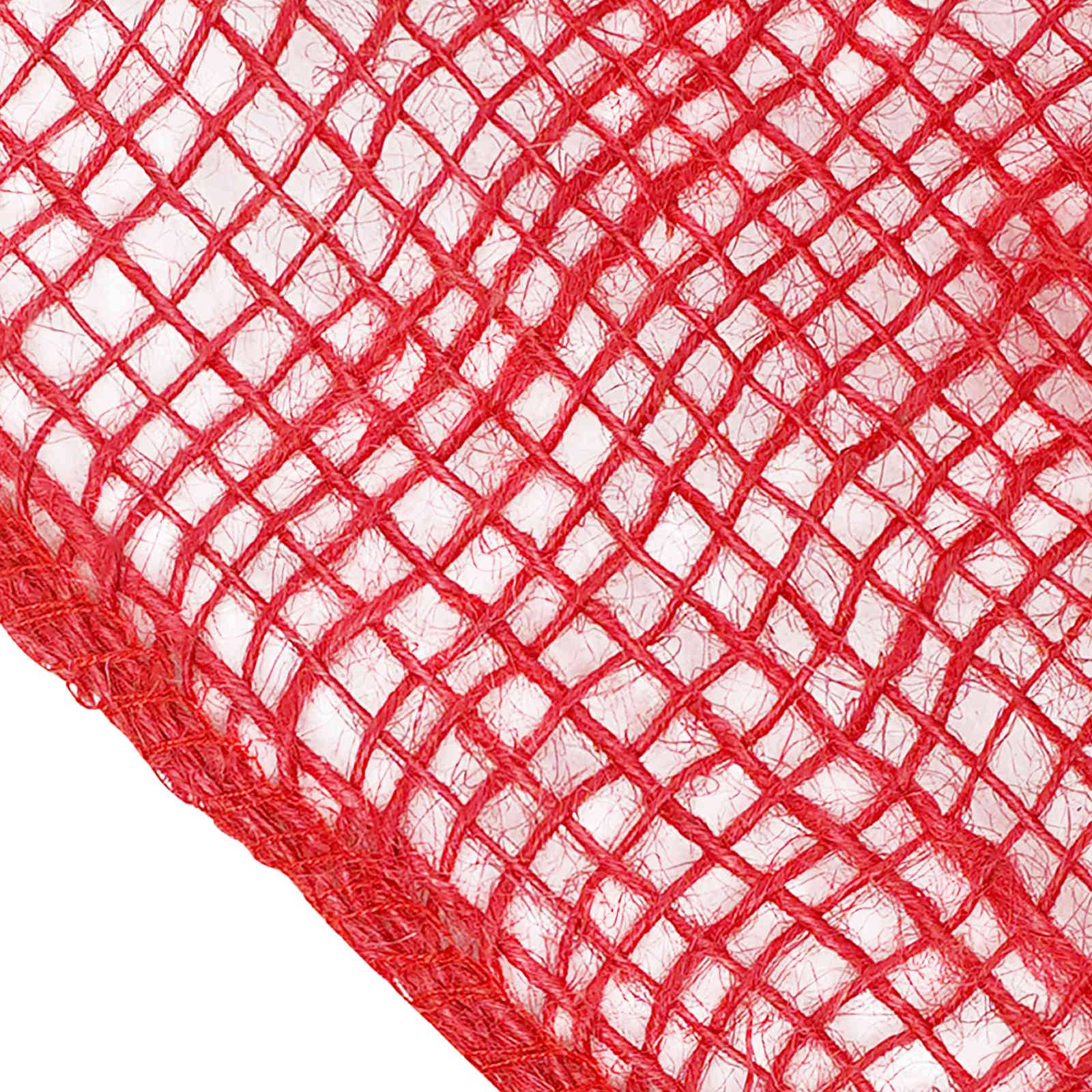 vidaXL Juterolle Rot 200 x 500 cm