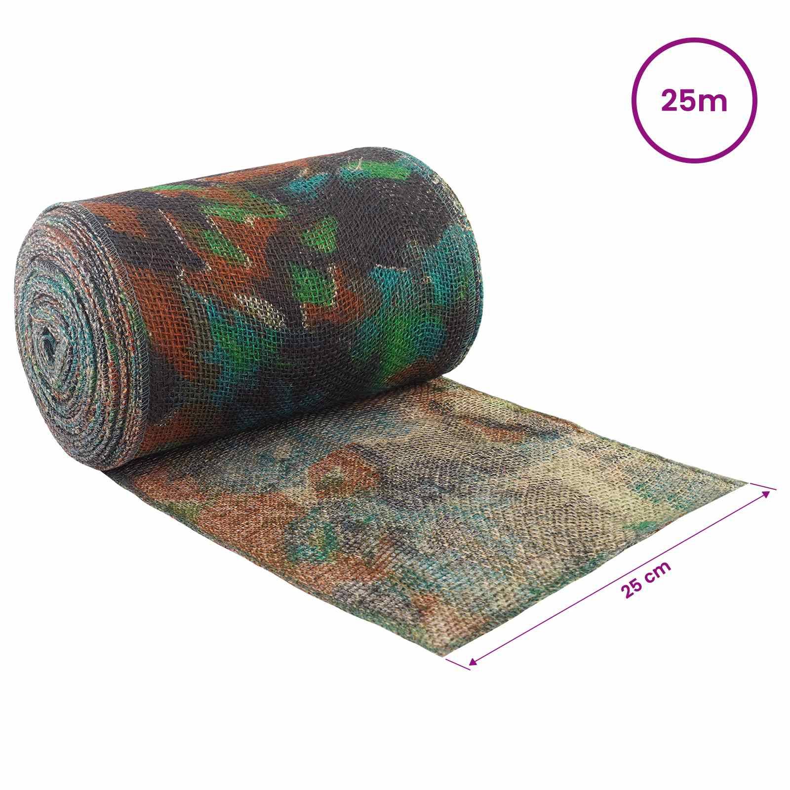 vidaXL Juterolle Tarnung 25 x 2500 cm