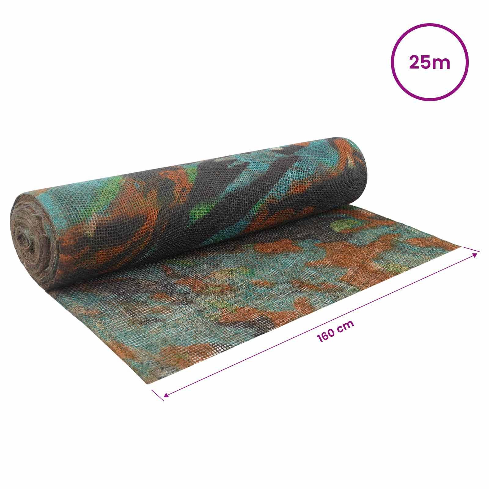 vidaXL Juterolle Tarnung 160 x 2500 cm