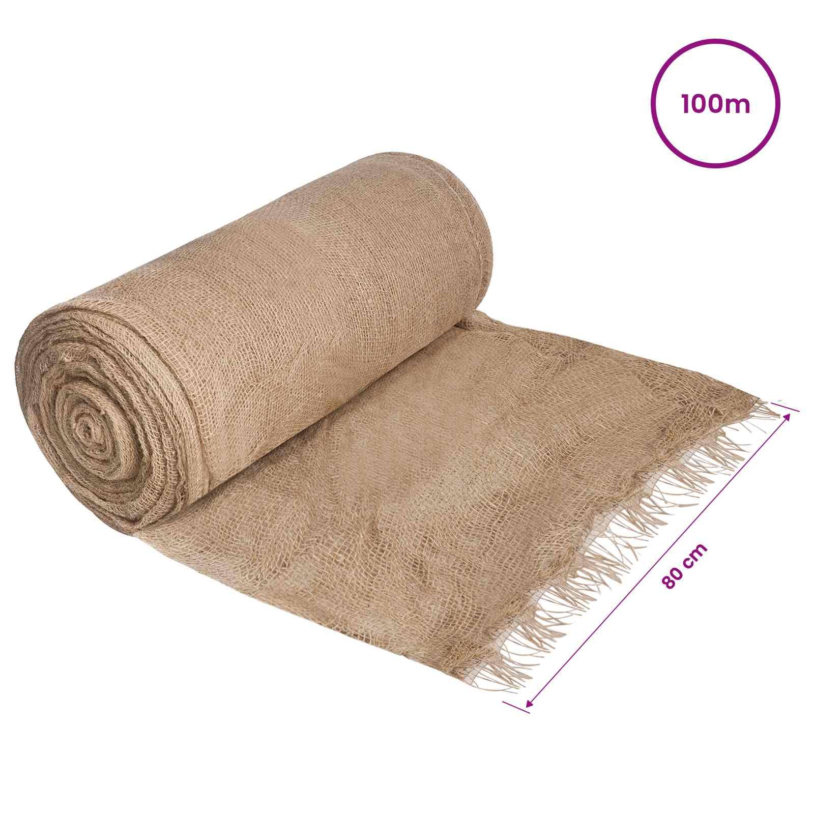 vidaXL Juterolle Natur 160 x 10000 cm