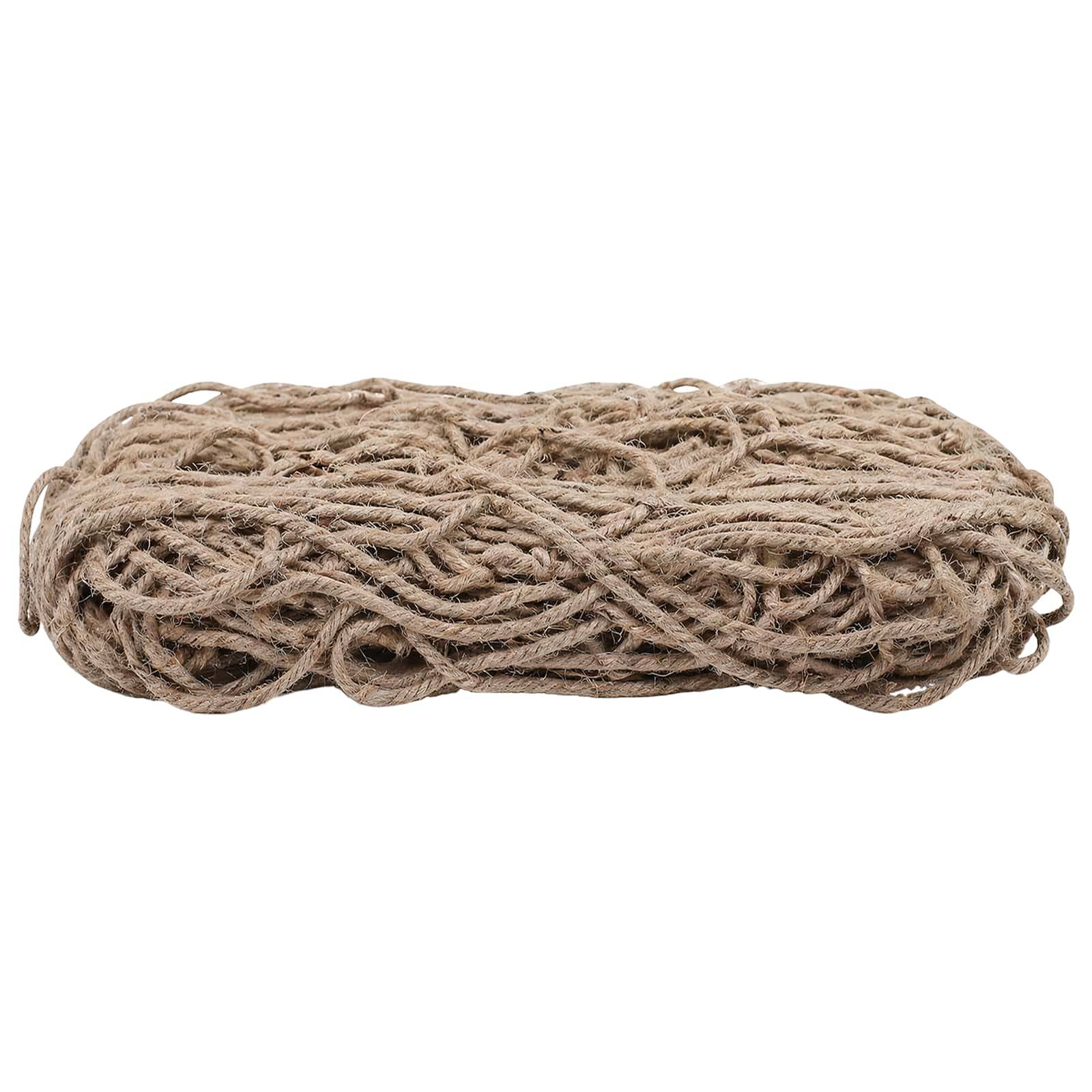 vidaXL Jute Pflanzenstütznetz Natur 2 x 50 m 100% Tossa Jute