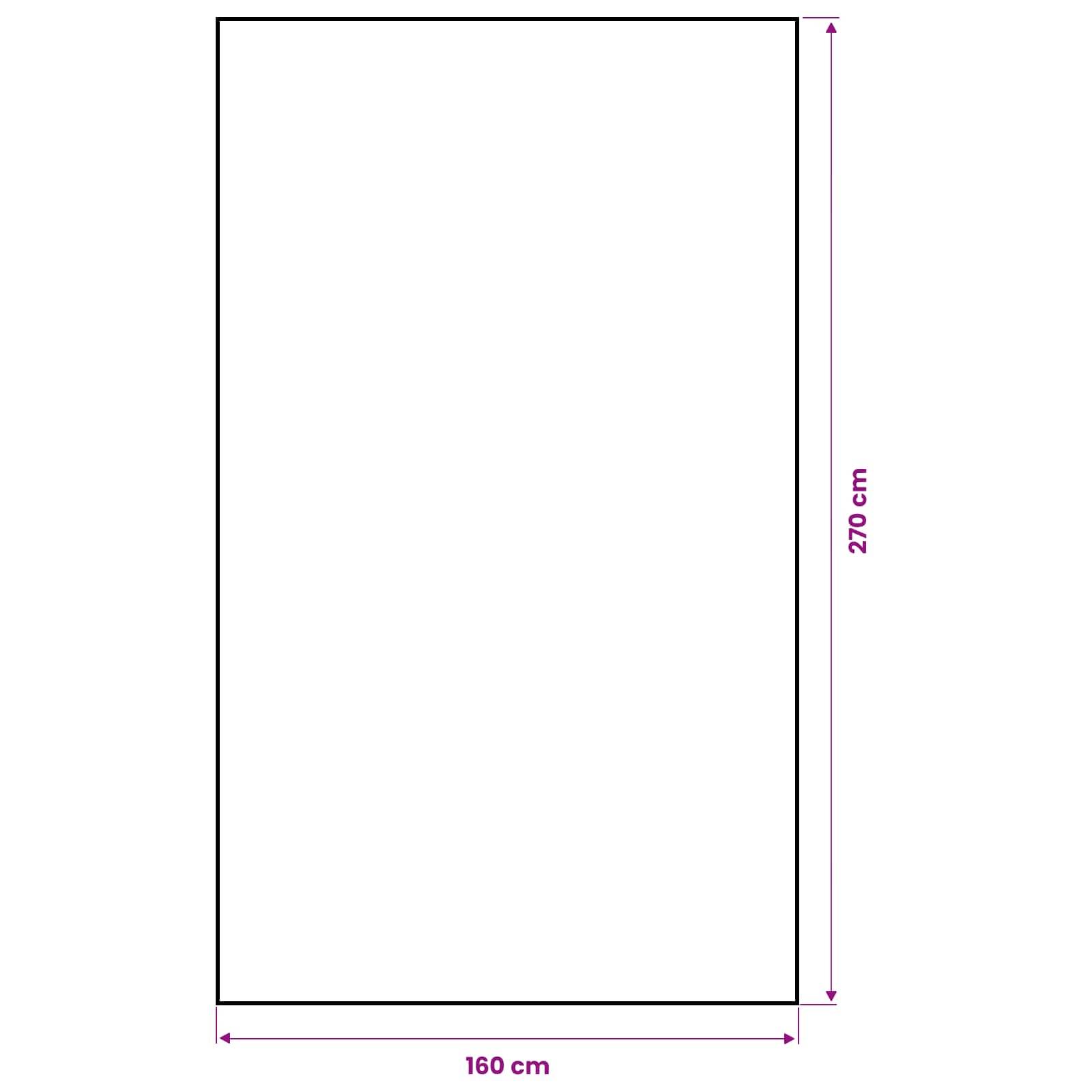 vidaXL Jute-Tischdecke Natur 160 x 270 cm 100% Tossa-Jute