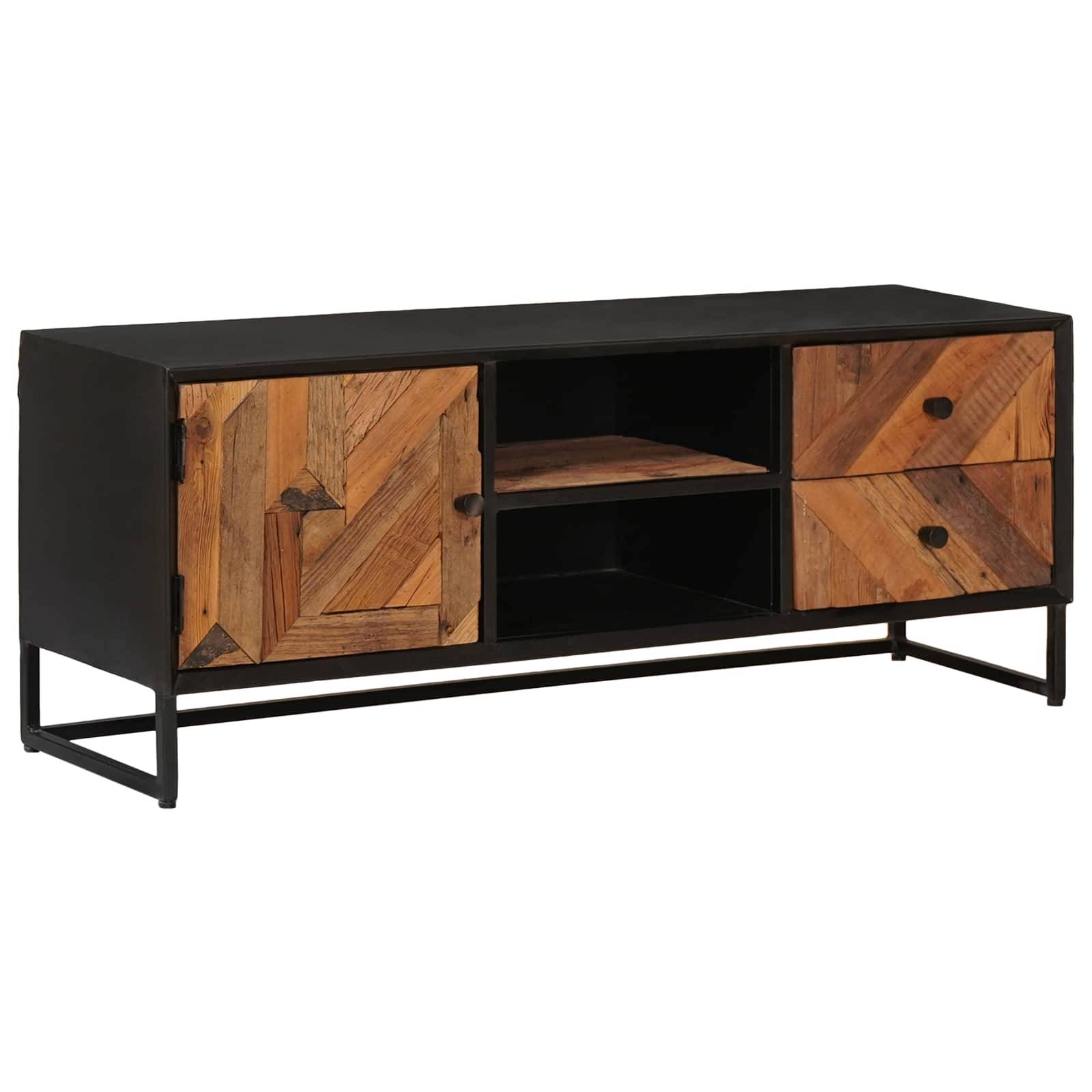 vidaXL TV-Schränk 105 x 30 x 40 cm Massiv Holz und engineered Wood