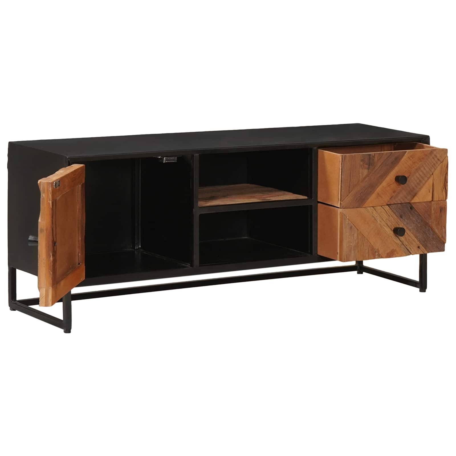 vidaXL TV-Schränk 105 x 30 x 40 cm Massiv Holz und engineered Wood