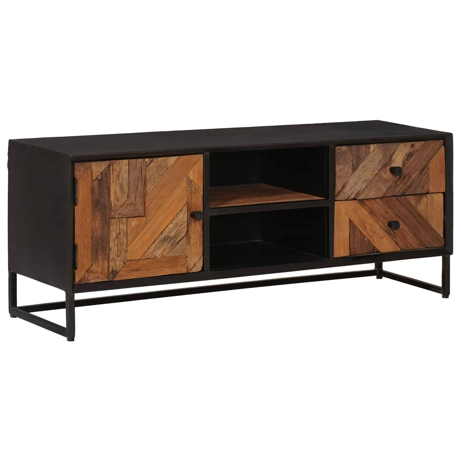 vidaXL TV-Schränk 105 x 30 x 40 cm Massiv Holz und engineered Wood