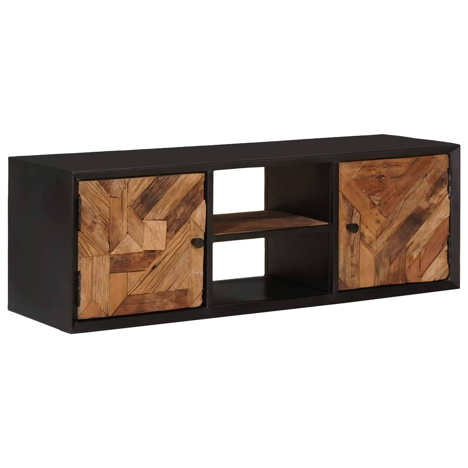 vidaXL TV-Schränk 105 x 30 x 35 cm Massiv Holz und engineered Wood