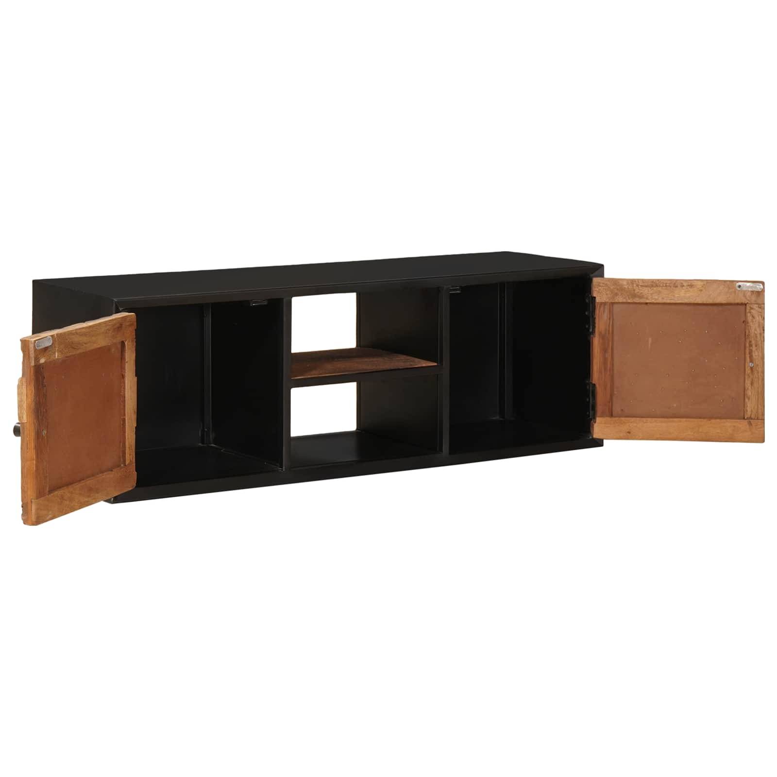 vidaXL TV-Schränk 105 x 30 x 35 cm Massiv Holz und engineered Wood