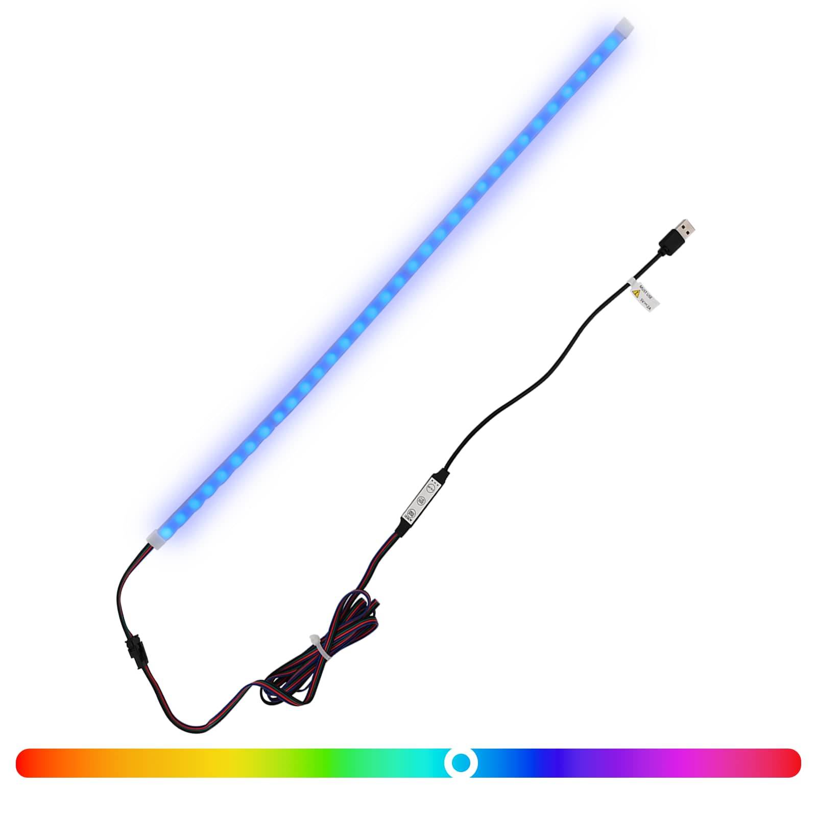 vidaXL LED Streifen 55 cm Mehrfarbig PVC