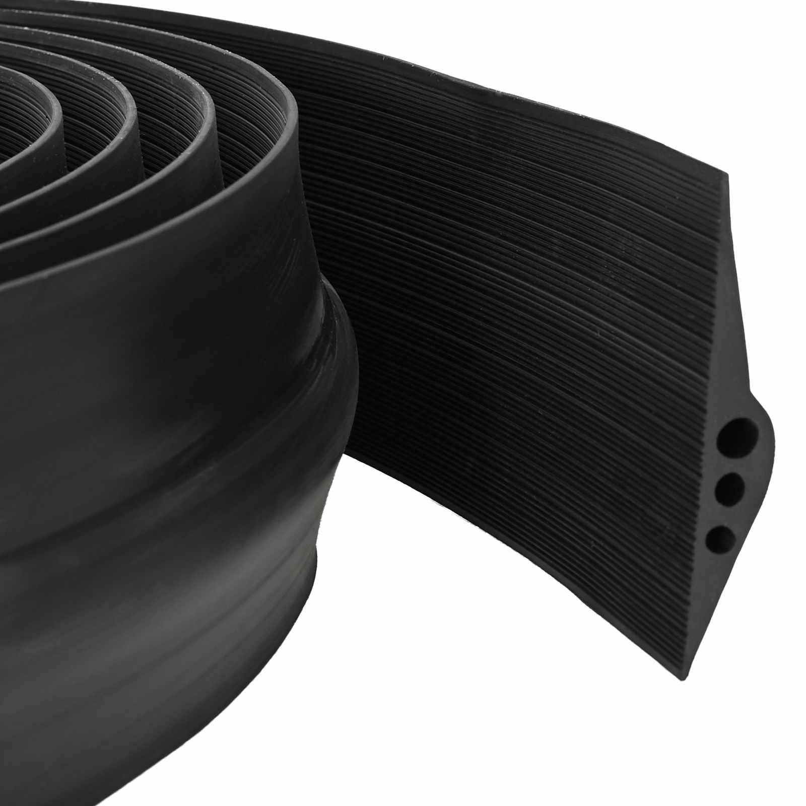vidaXL Bodenabdichtung für die Garage 78 x 14 mm 5 m EPDM Gummi