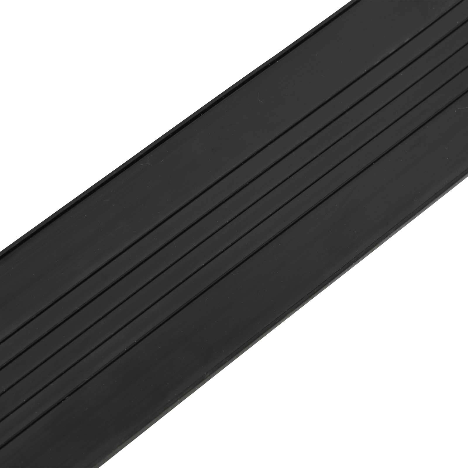 vidaXL Garage Türdichtung Schwarz 70 x 6 mm 5,5 m PVC