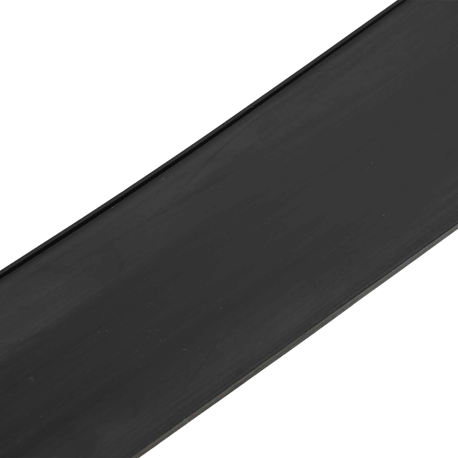 vidaXL Garage Türdichtung Schwarz 70 x 6 mm 5,5 m PVC