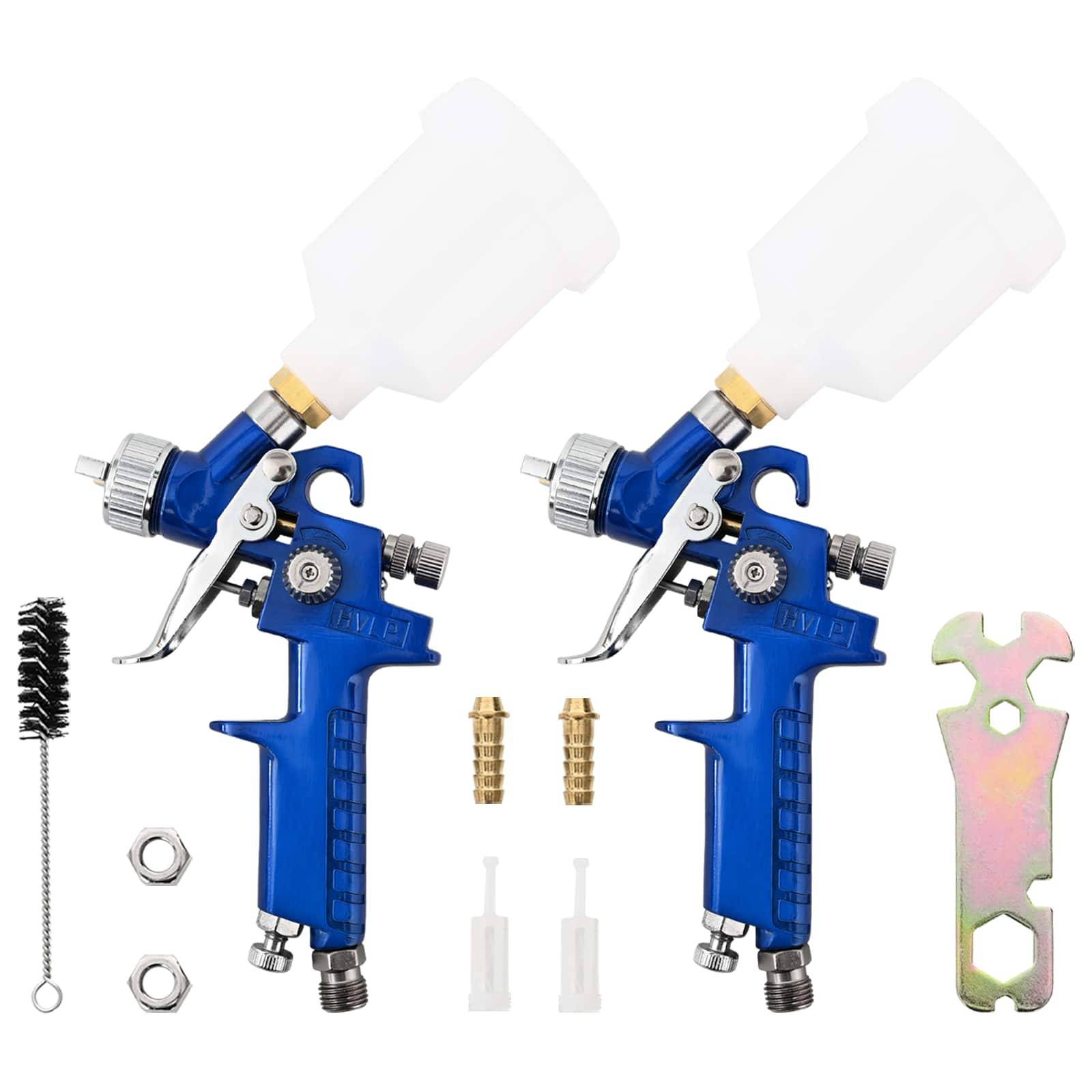 vidaXL HVLP Farbspritzpistolen Kits 125 ml Becher 0,8 mm Düse 125 ml