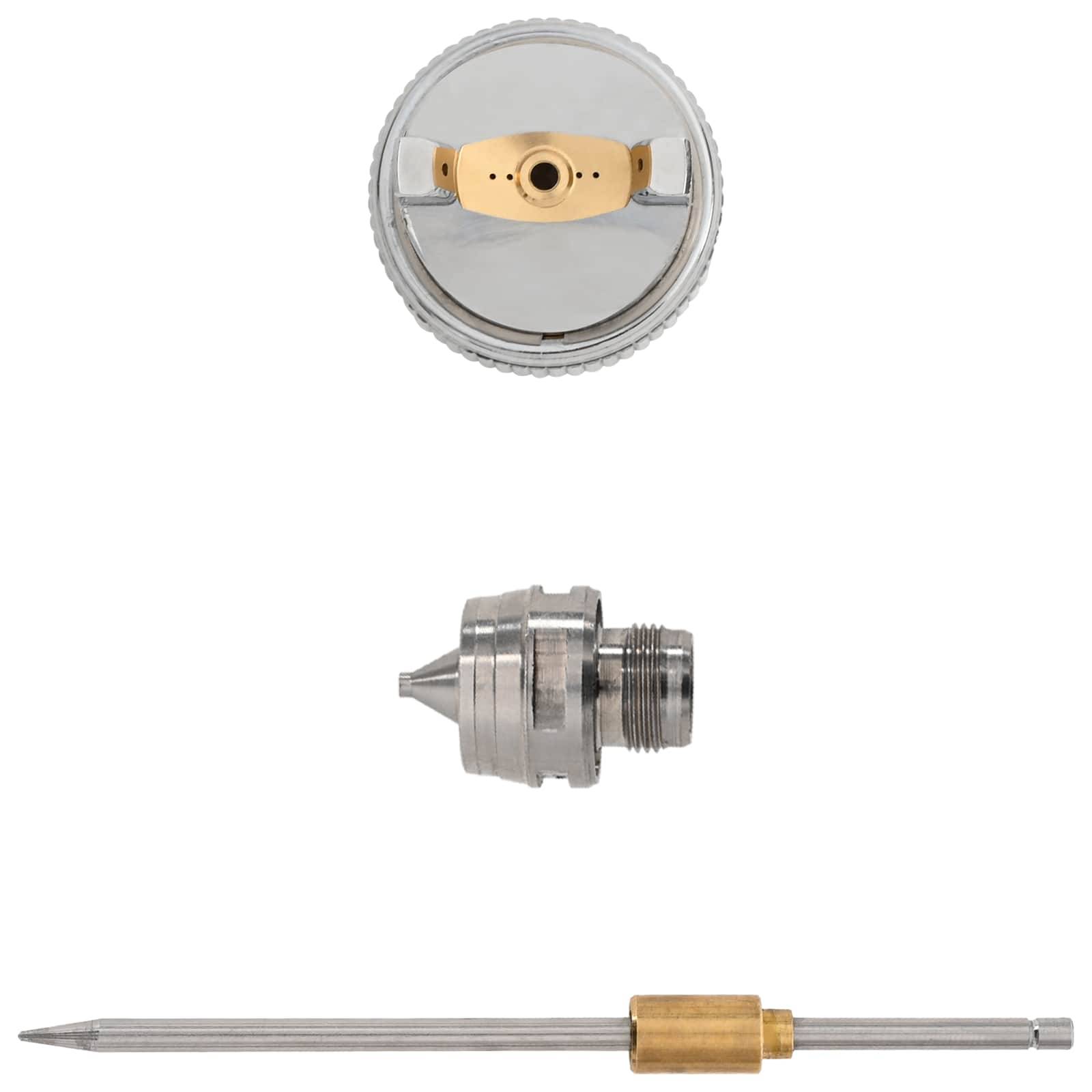 vidaXL HVLP Spritzpistole Düse 1,4 mm Düse Silber Edelstahl