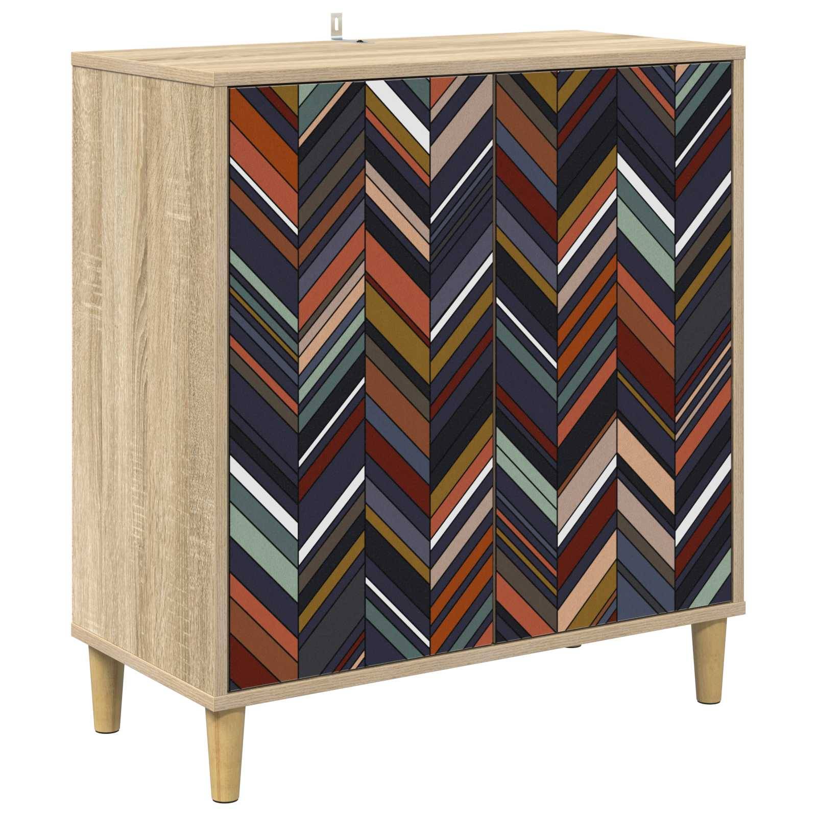 vidaXL Sideboard OMMEN Sonoma 69 x 33 x 75 cm Holzwerkstoff