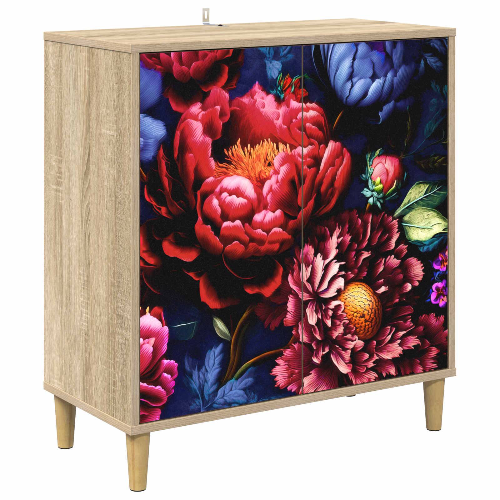 vidaXL Sideboard KIEL Sonoma 69 x 33 x 75 cm Holzwerkstoff