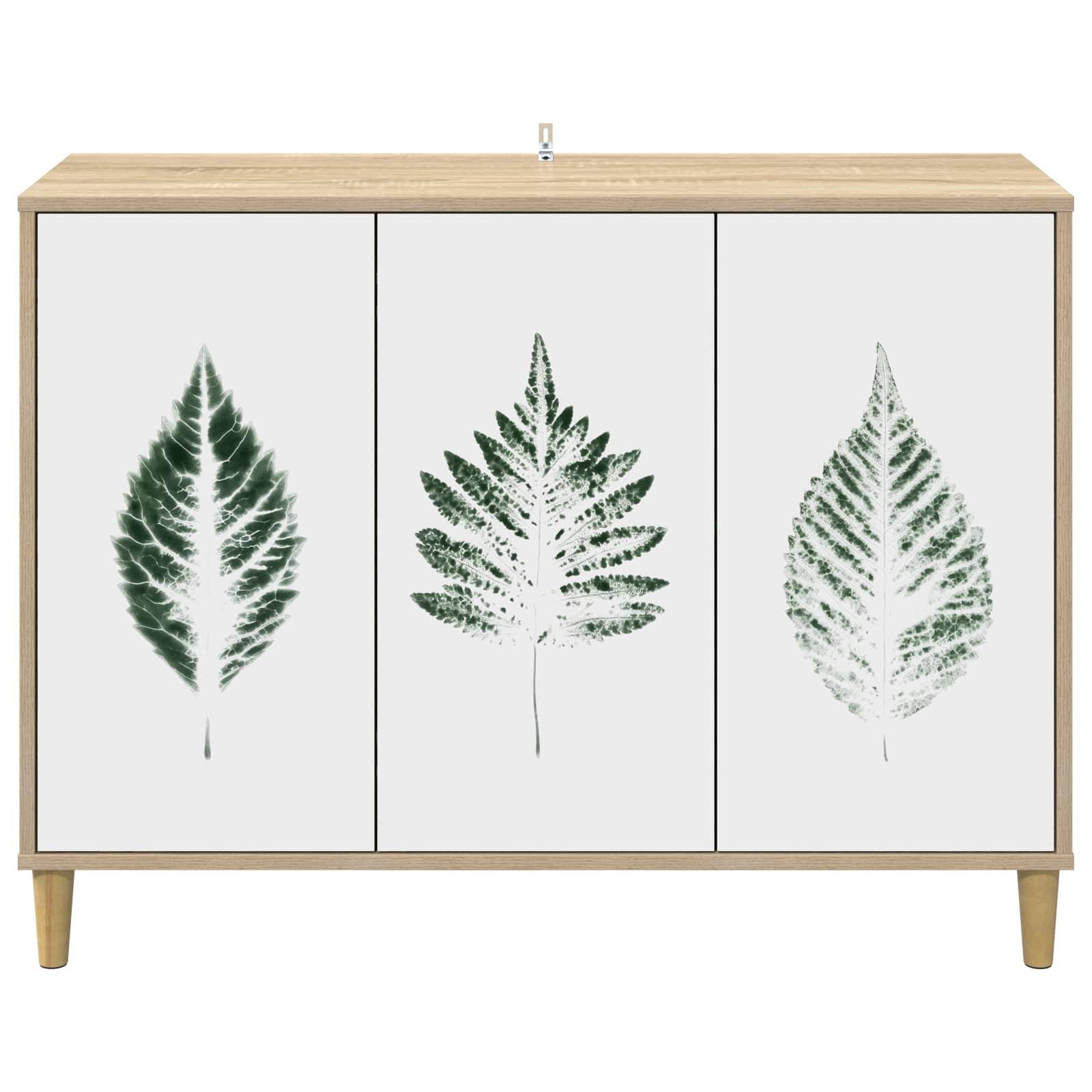 vidaXL Sideboard HANAU Sonoma 102 x 33 x 75 cm Holzwerkstoff