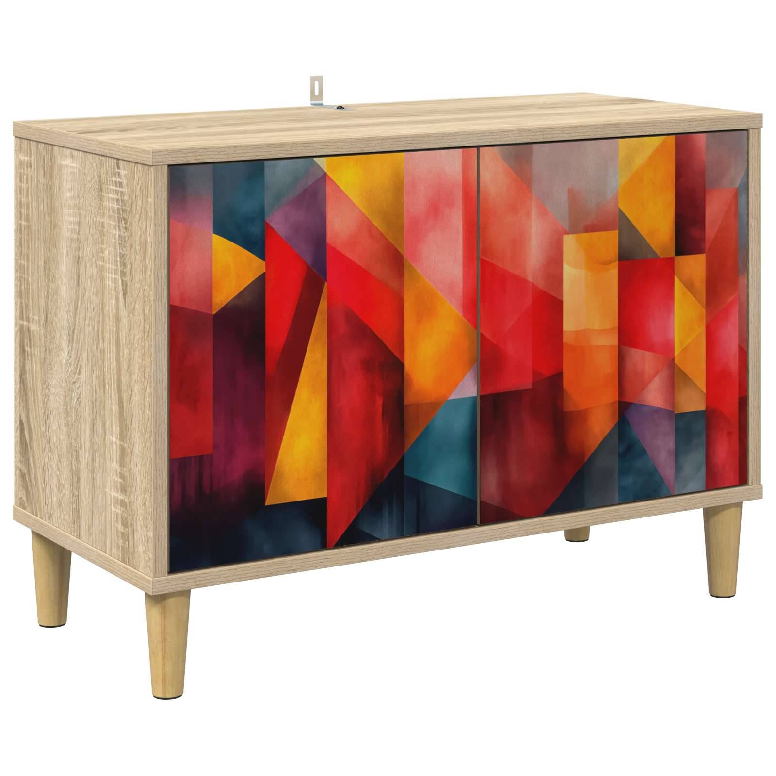 vidaXL TV-Schrank HEESCH 69 x 33 x 50 cm Sonoma Holzwerkstoff
