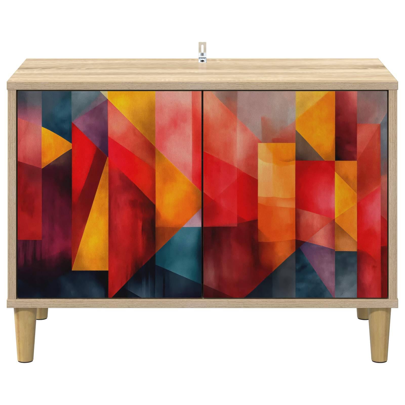 vidaXL TV-Schrank HEESCH 69 x 33 x 50 cm Sonoma Holzwerkstoff