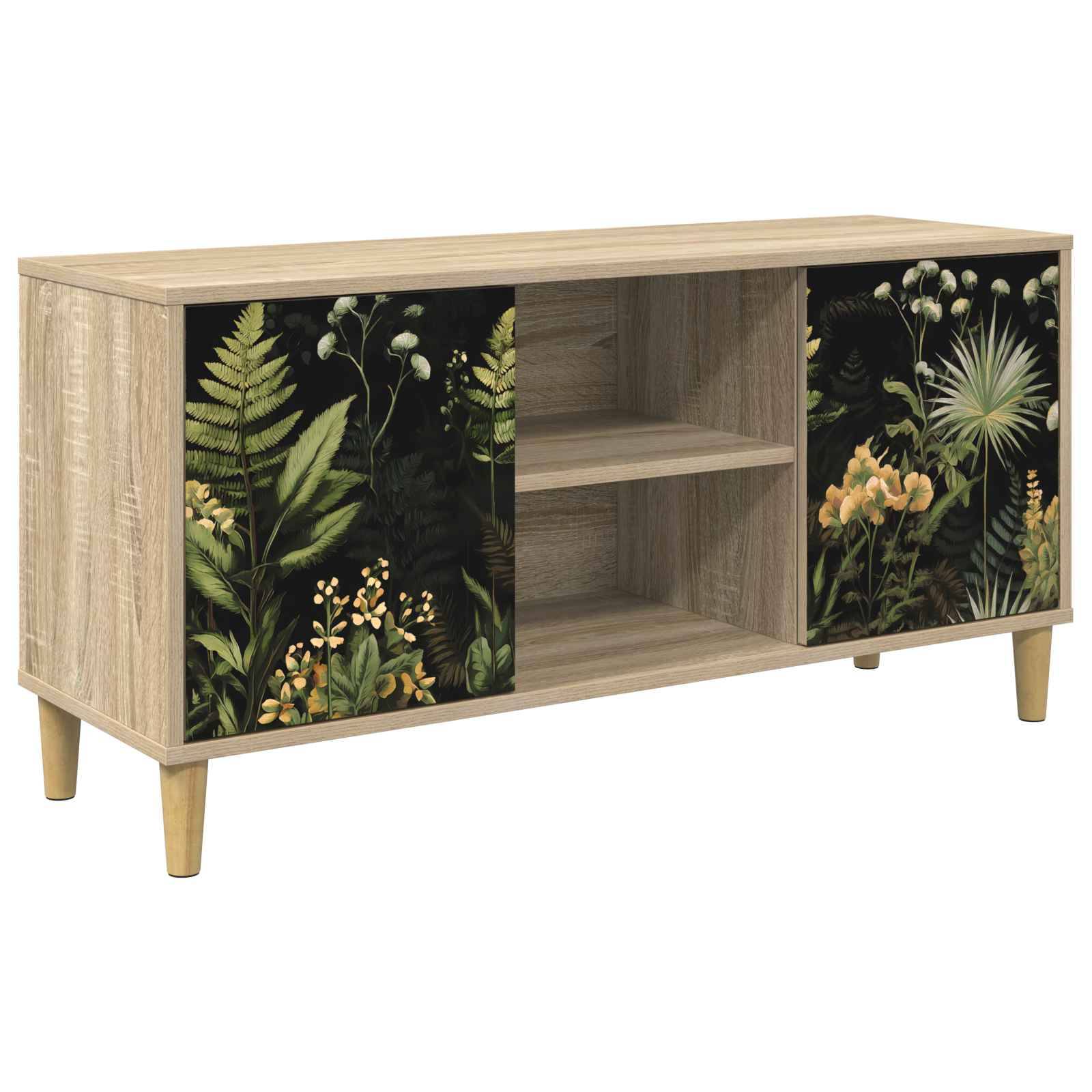 vidaXL TV-Schrank RHENEN 102 x 33 x 50 cm Sonoma Holzwerkstoff