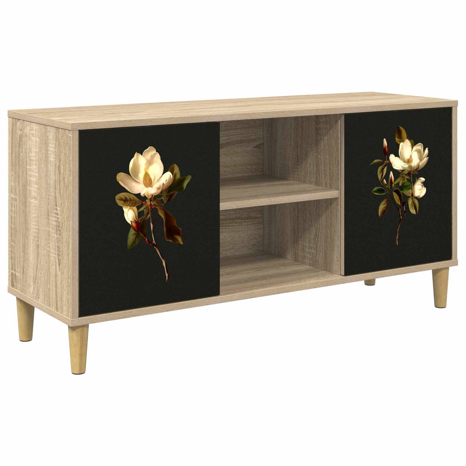 vidaXL TV-Schrank BREMEN 102 x 33 x 50 cm Sonoma Holzwerkstoff