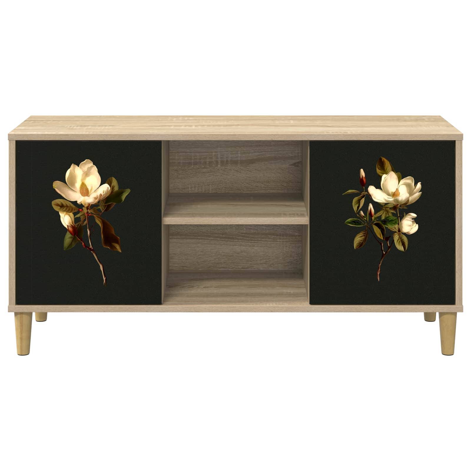 vidaXL TV-Schrank BREMEN 102 x 33 x 50 cm Sonoma Holzwerkstoff