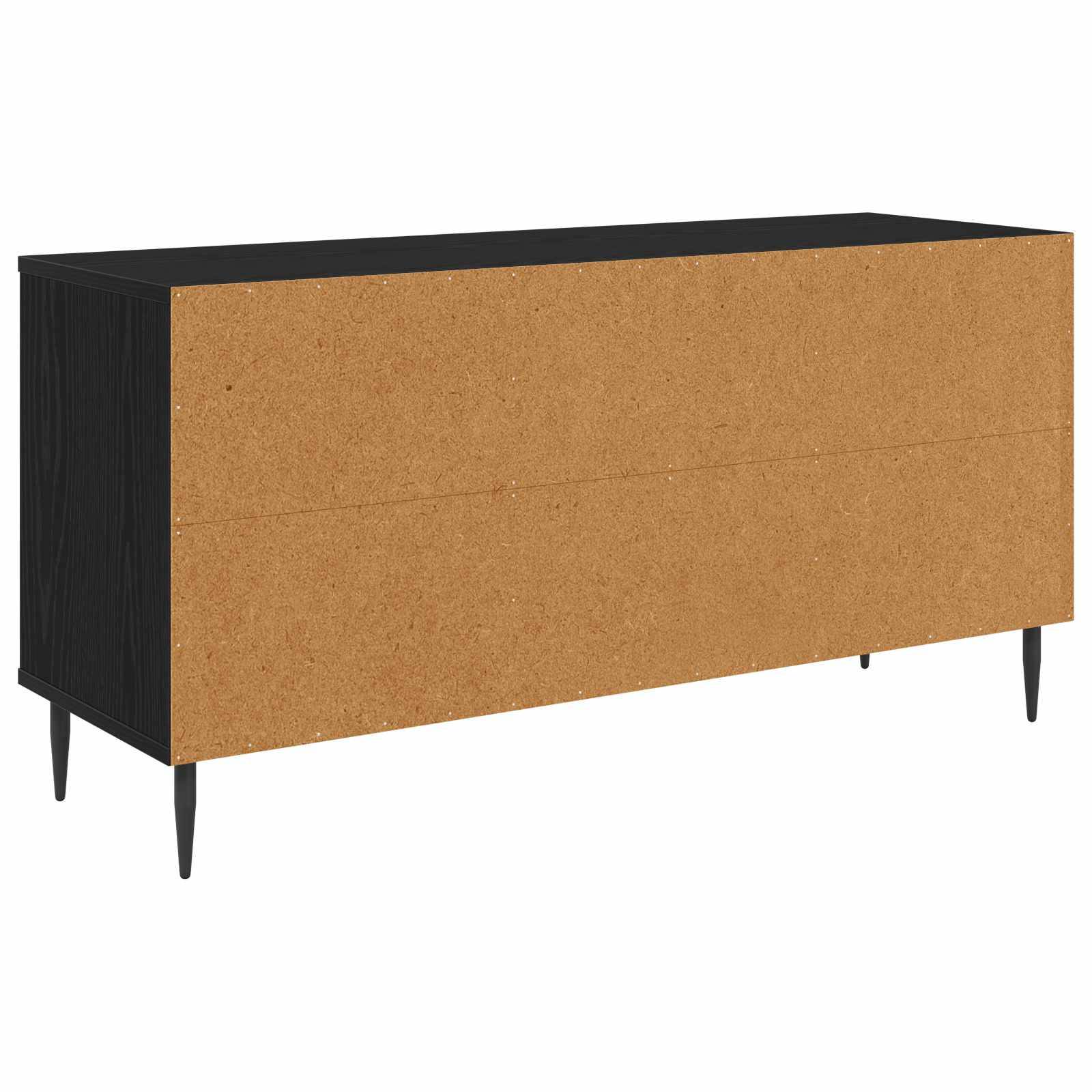 vidaXL TV-Schrank RHENEN 102 x 33 x 51 cm Schwarz Eichen-Optik
