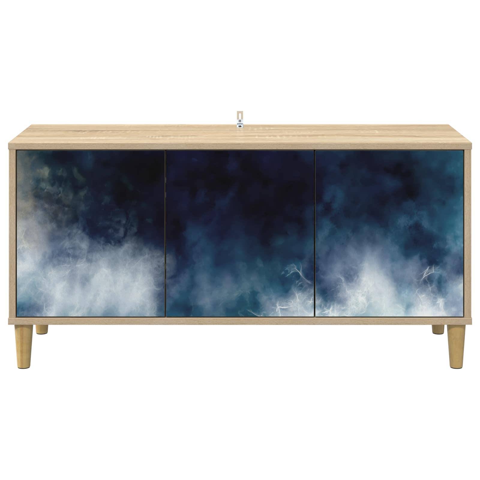 vidaXL TV-Schrank RAALTE 102 x 33 x 50 cm Sonoma Holzwerkstoff