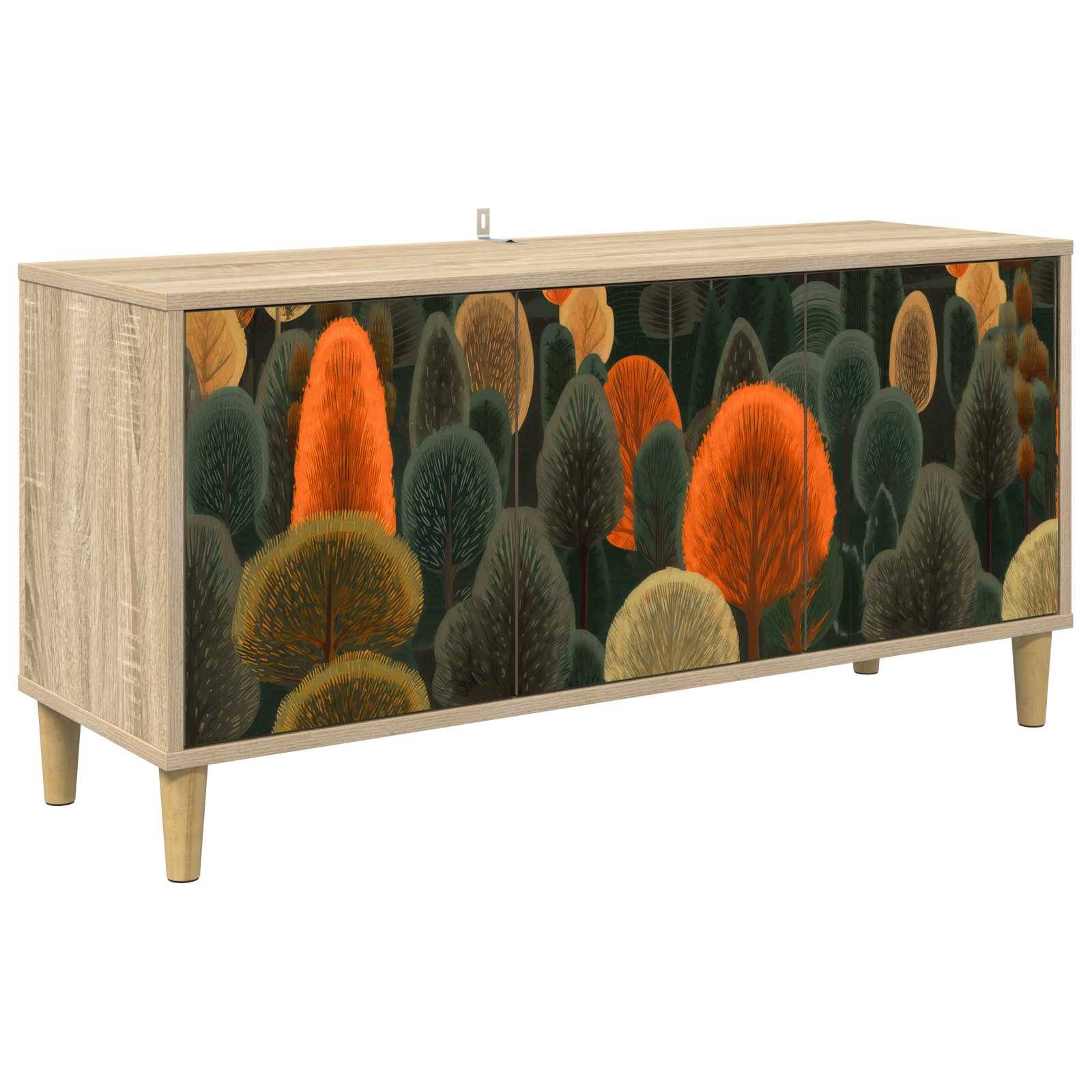vidaXL TV-Schrank ZAANDAM 102 x 33 x 50 cm Sonoma Holzwerkstoff