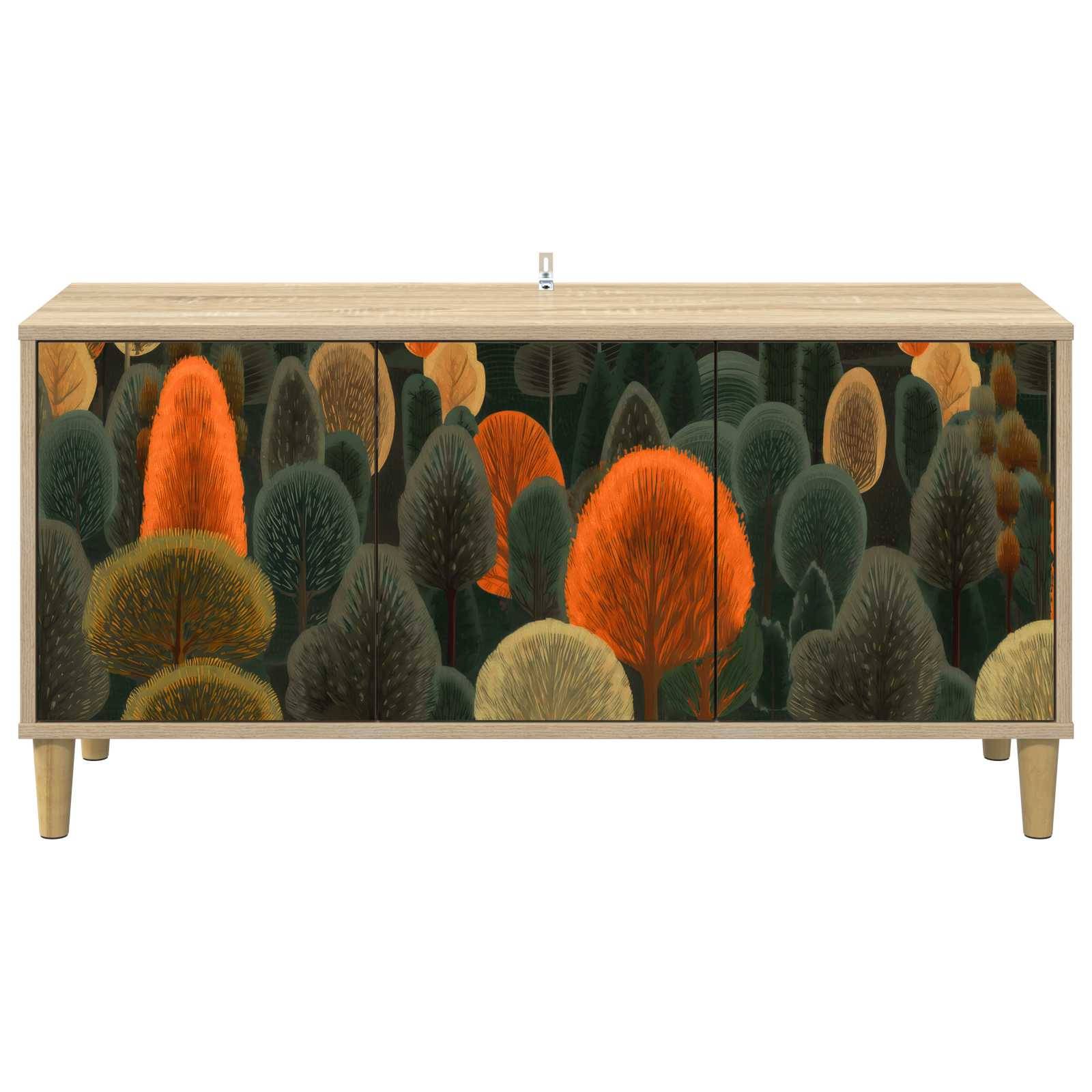 vidaXL TV-Schrank ZAANDAM 102 x 33 x 50 cm Sonoma Holzwerkstoff