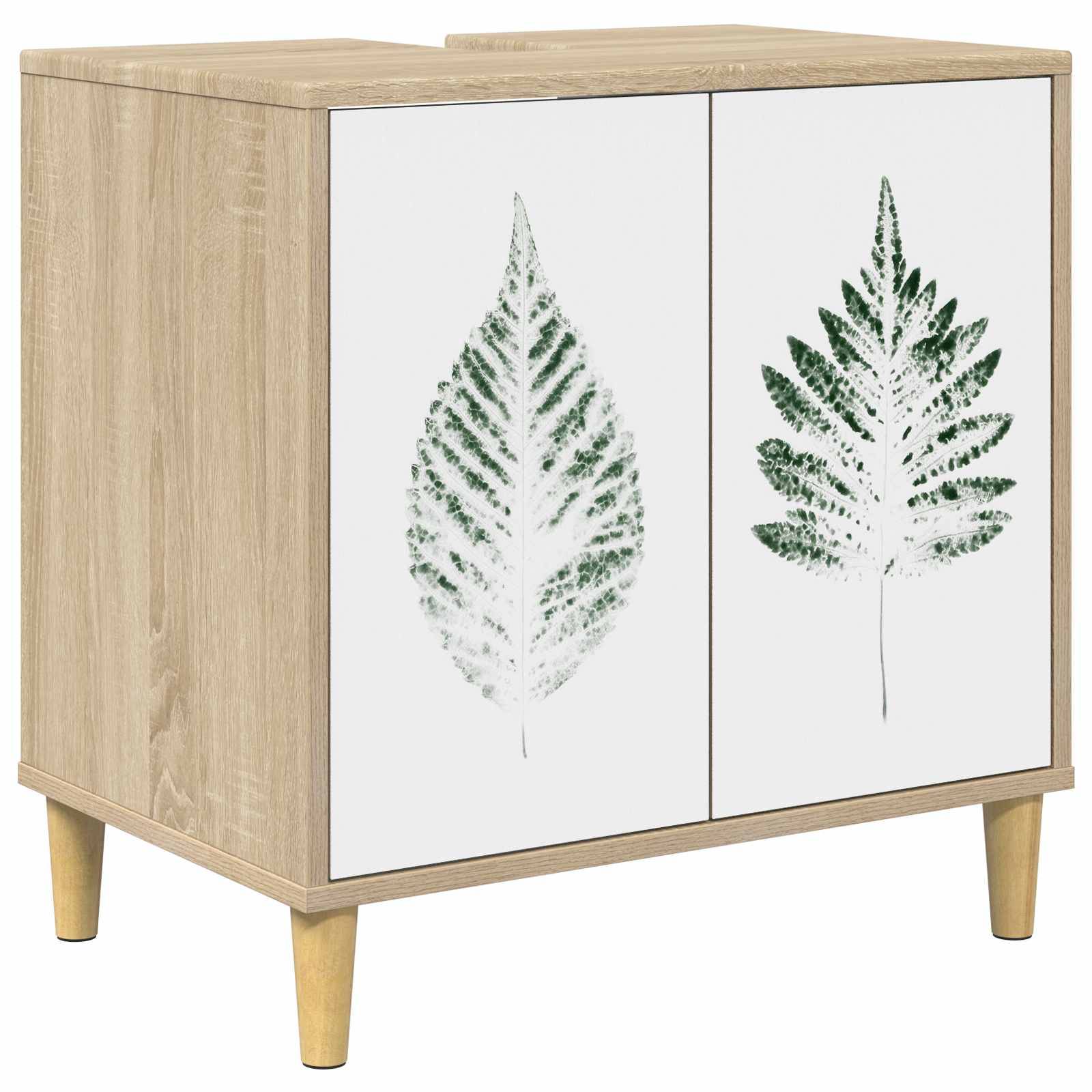vidaXL Badezimmerschrank HANAU Sonoma 60 x 40 x 60 cm Holzwerkstoff
