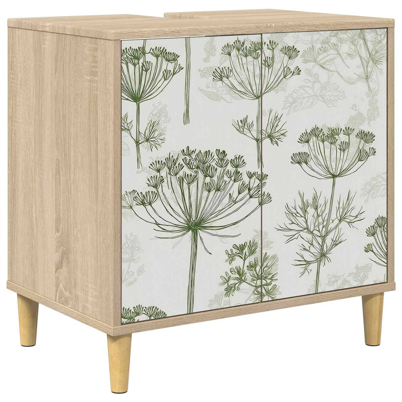 vidaXL Badezimmerschrank GOTHA Sonoma 60 x 40 x 60 cm Holzwerkstoff