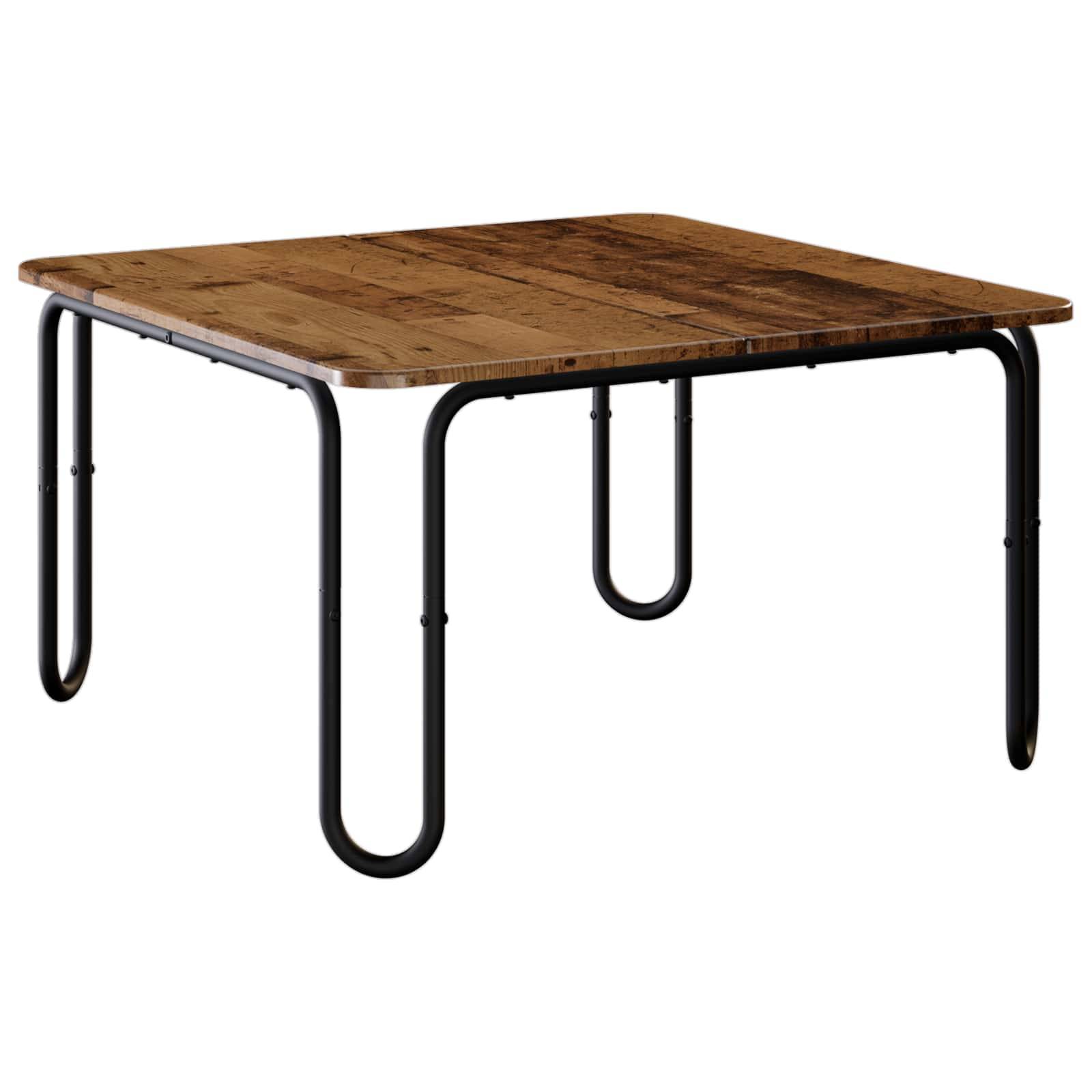 vidaXL Couchtisch Altholz 59 x 59 x 45 cm Holzwerkstoff