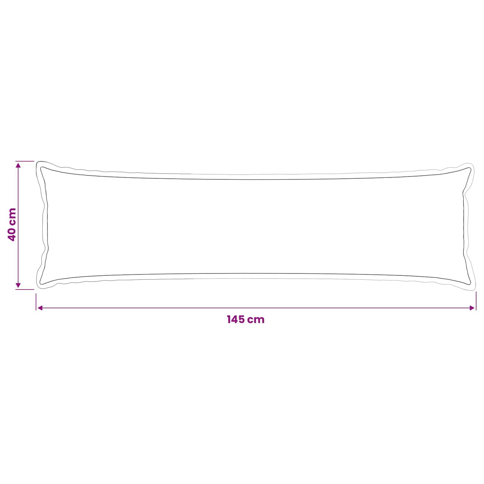 vidaXL Kissenbezug HOUTEN Dunkelgrau 40 x 145 cm Faux Kaninchenfell
