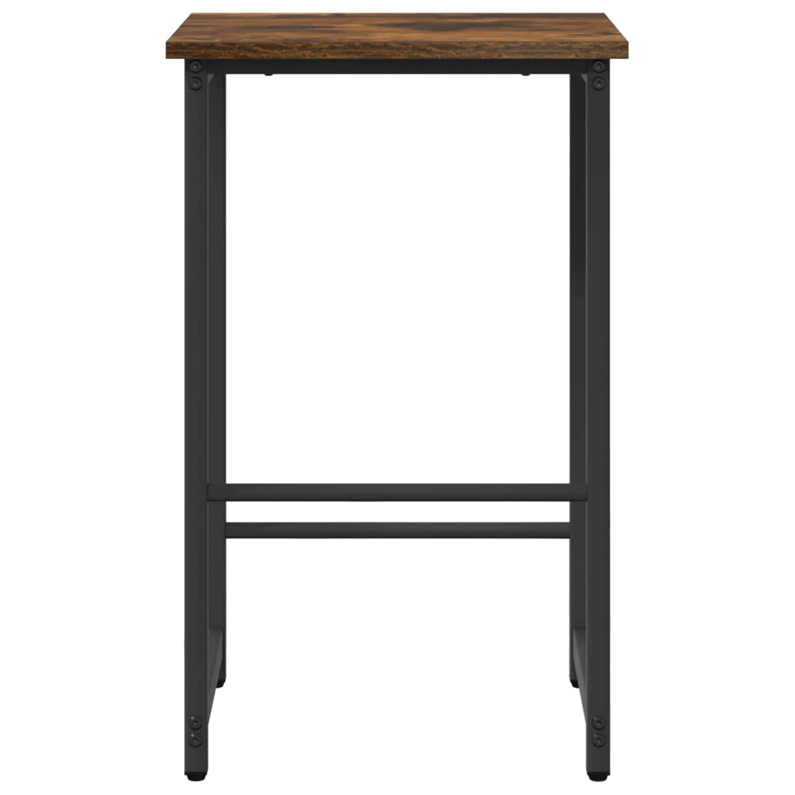 vidaXL Barhocker Raucheiche 40 x 32 x 74 cm Holzwerkstoff
