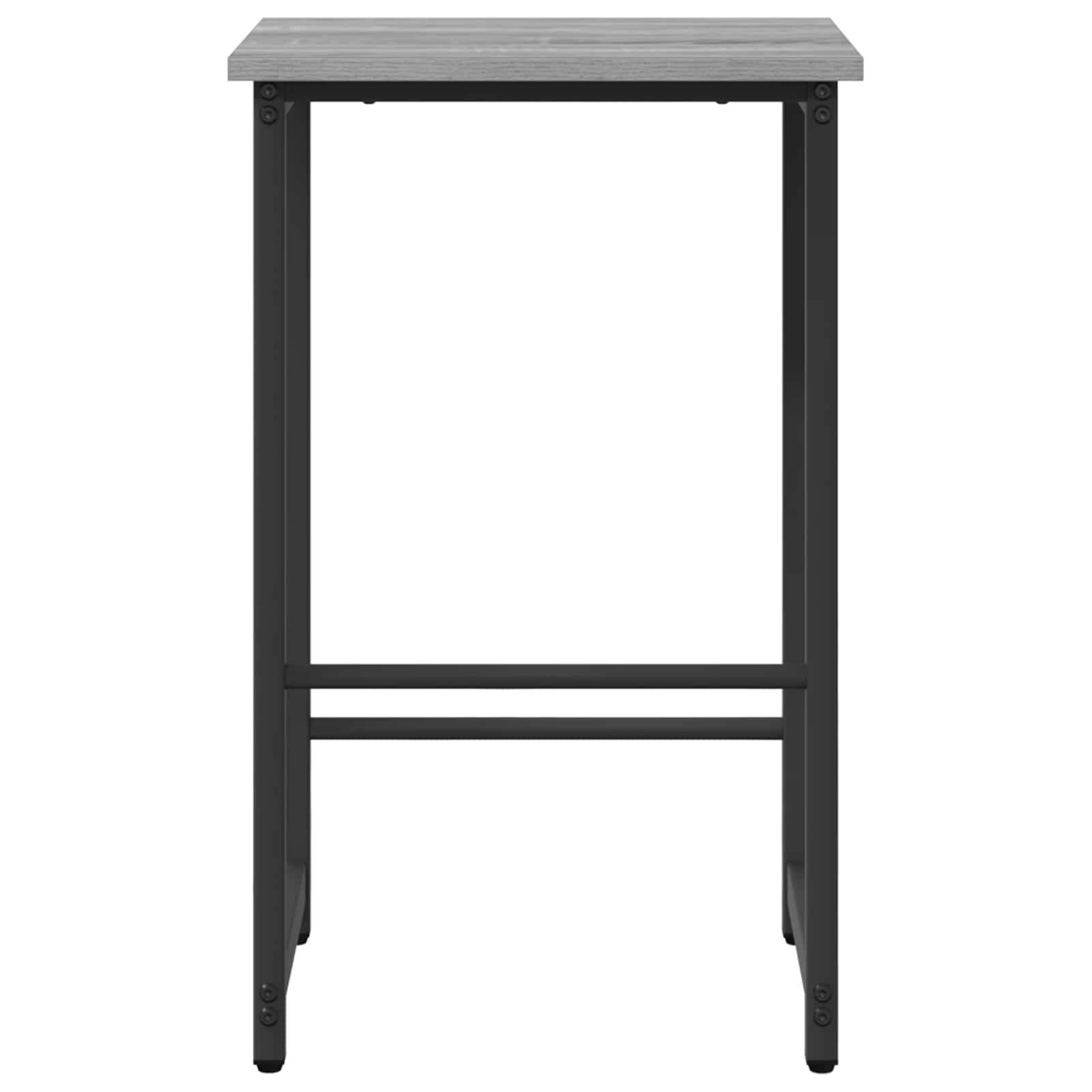 vidaXL Barhocker Sonoma-Grau 40 x 32 x 64 cm Holzwerkstoff