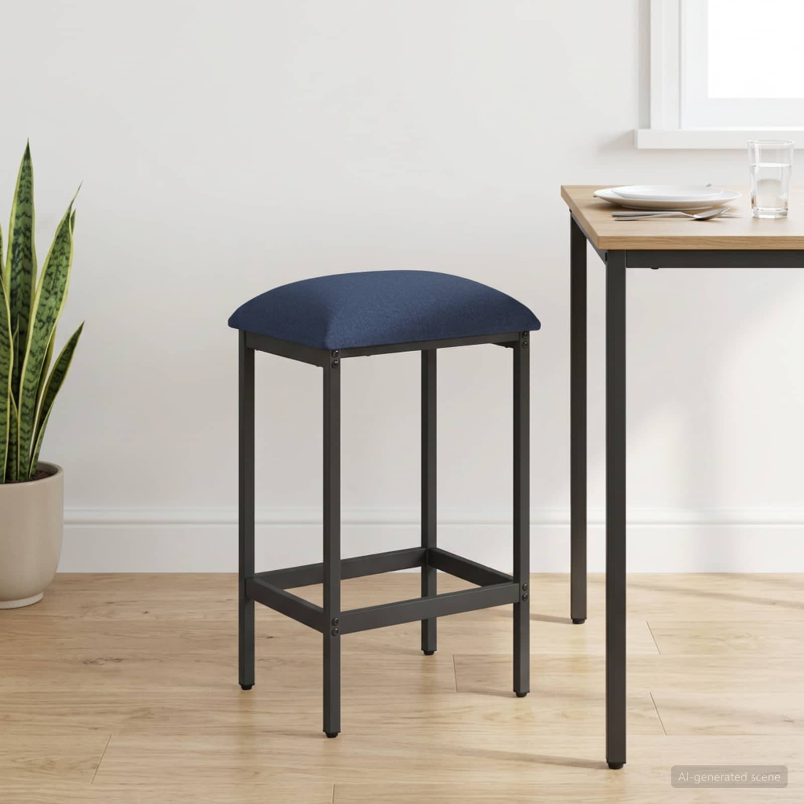 vidaXL Barhocker Blau 40 x 32 x 64 cm Holzwerkstoff
