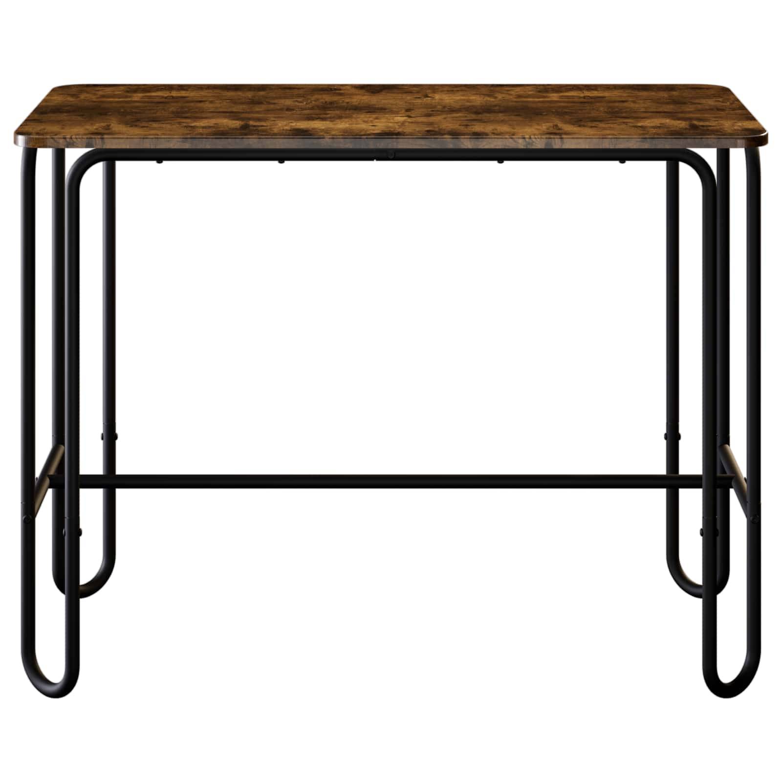 vidaXL Esstisch 100 x 50 x 75 cm Holzwerkstoff Geräucherte Eiche
