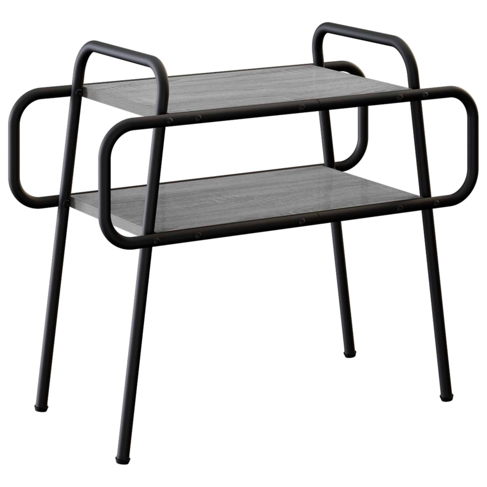 vidaXL Couchtisch Grau Sonoma 60 x 30 x 51 cm Holzwerkstoff