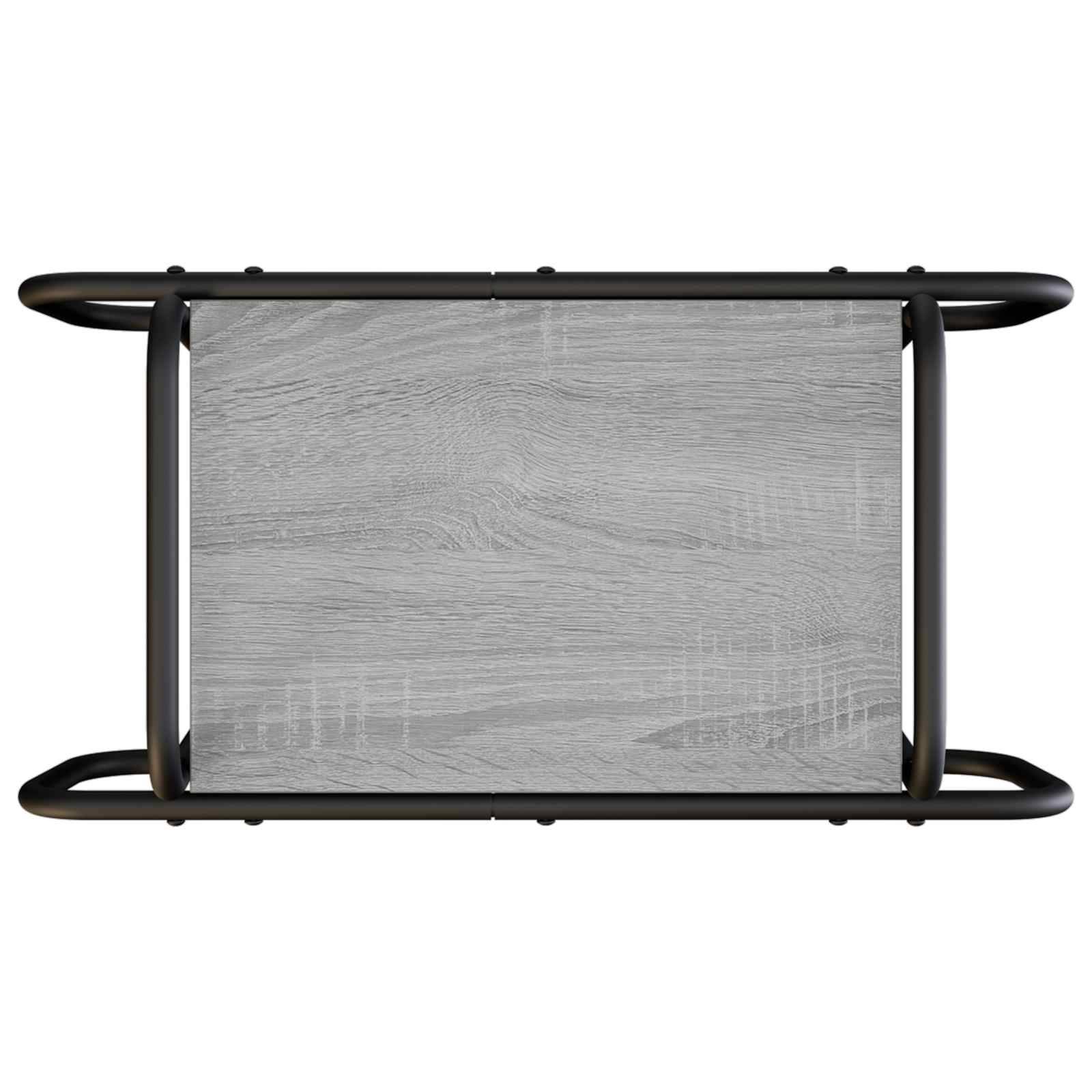 vidaXL Couchtisch Grau Sonoma 60 x 30 x 51 cm Holzwerkstoff