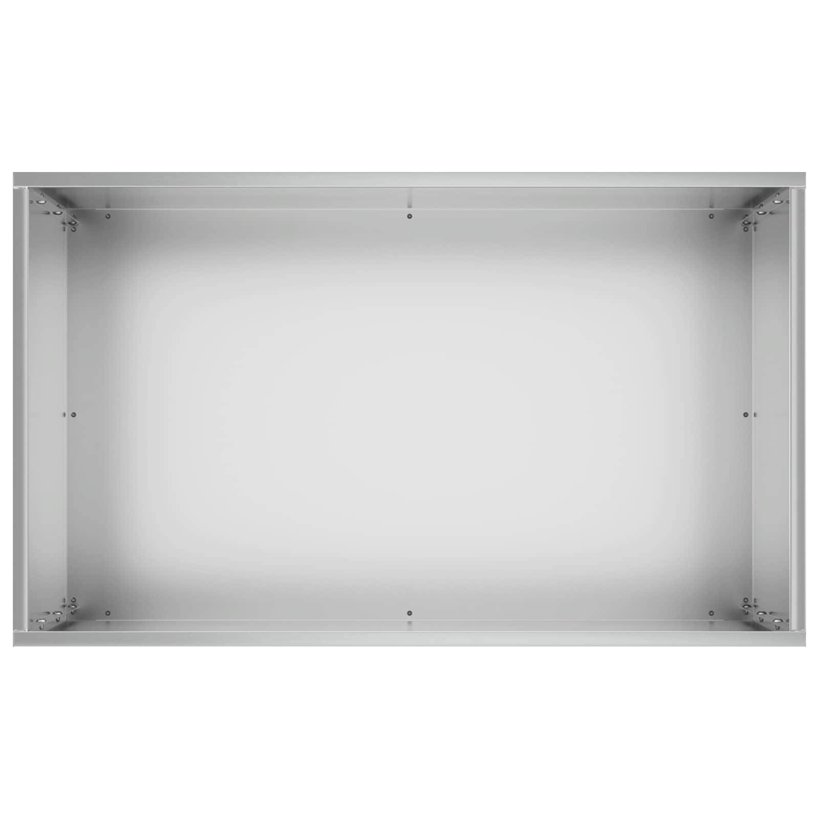 vidaXL Garten-Pflanzgefäß Silber 50 x 30 x 75 cm Verzinkter Stahl