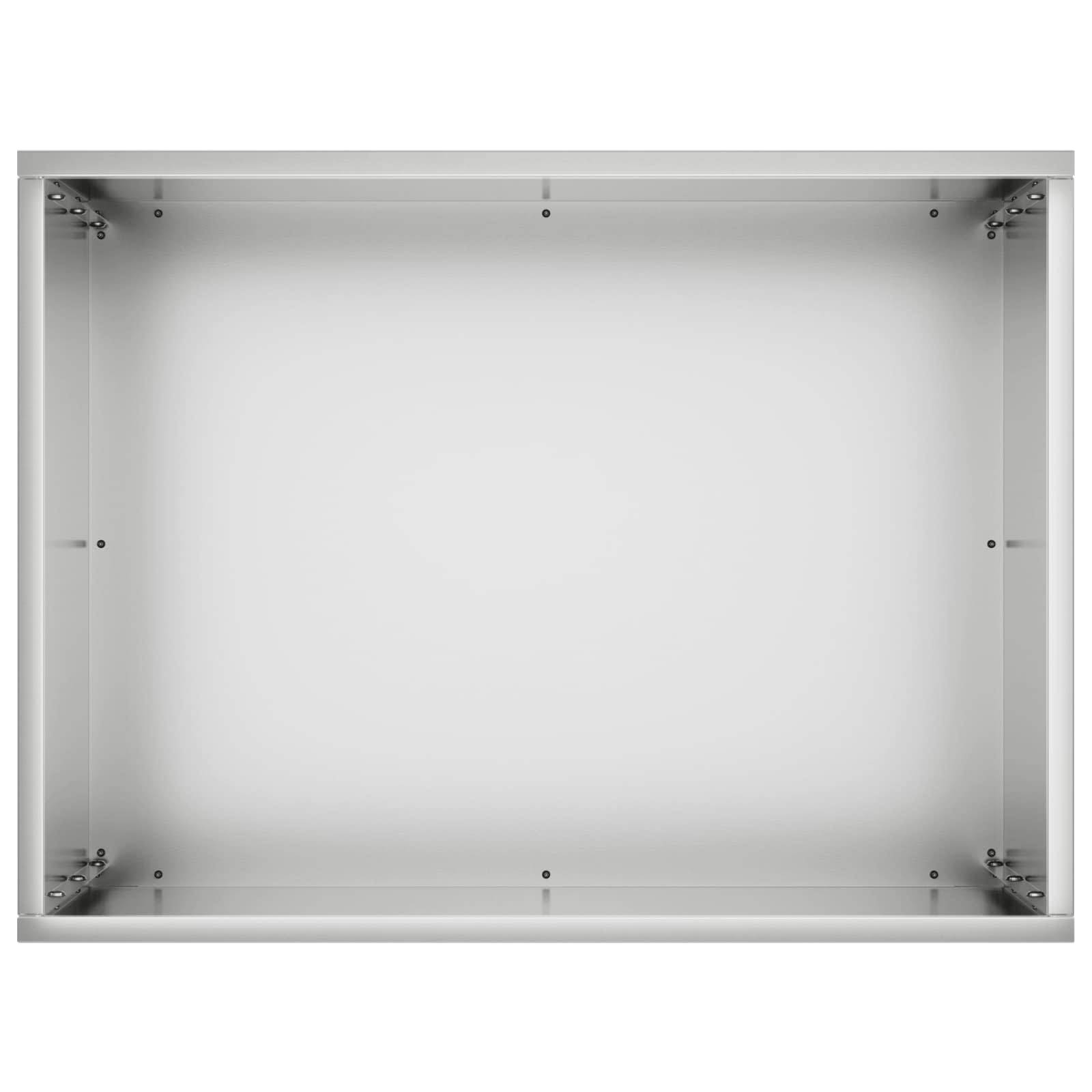 vidaXL Garten-Pflanzgefäß Silber 40 x 30 x 40 cm Verzinkter Stahl