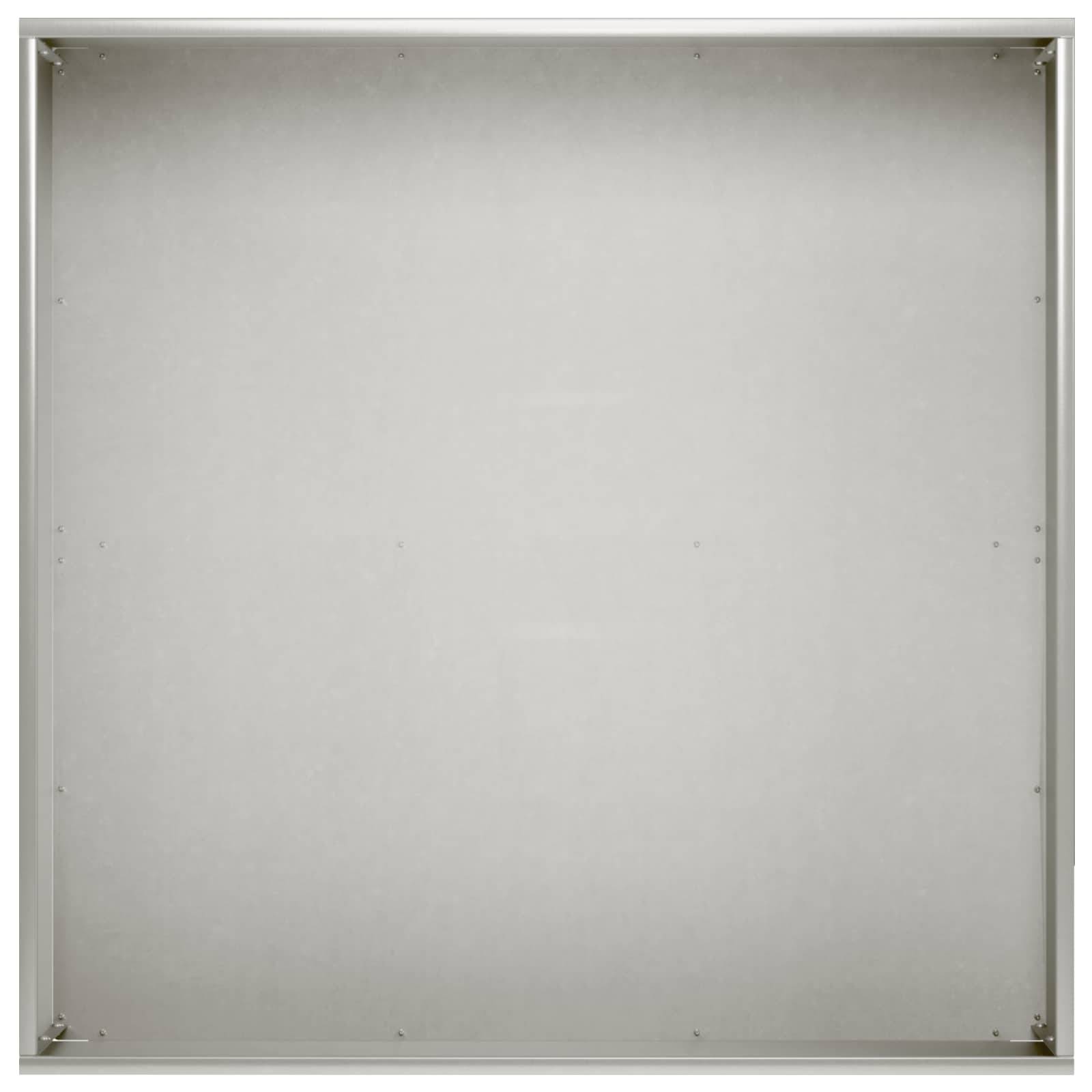 vidaXL Garten-Pflanzgefäß Silber 40 x 40 x 20 cm Edelstahl