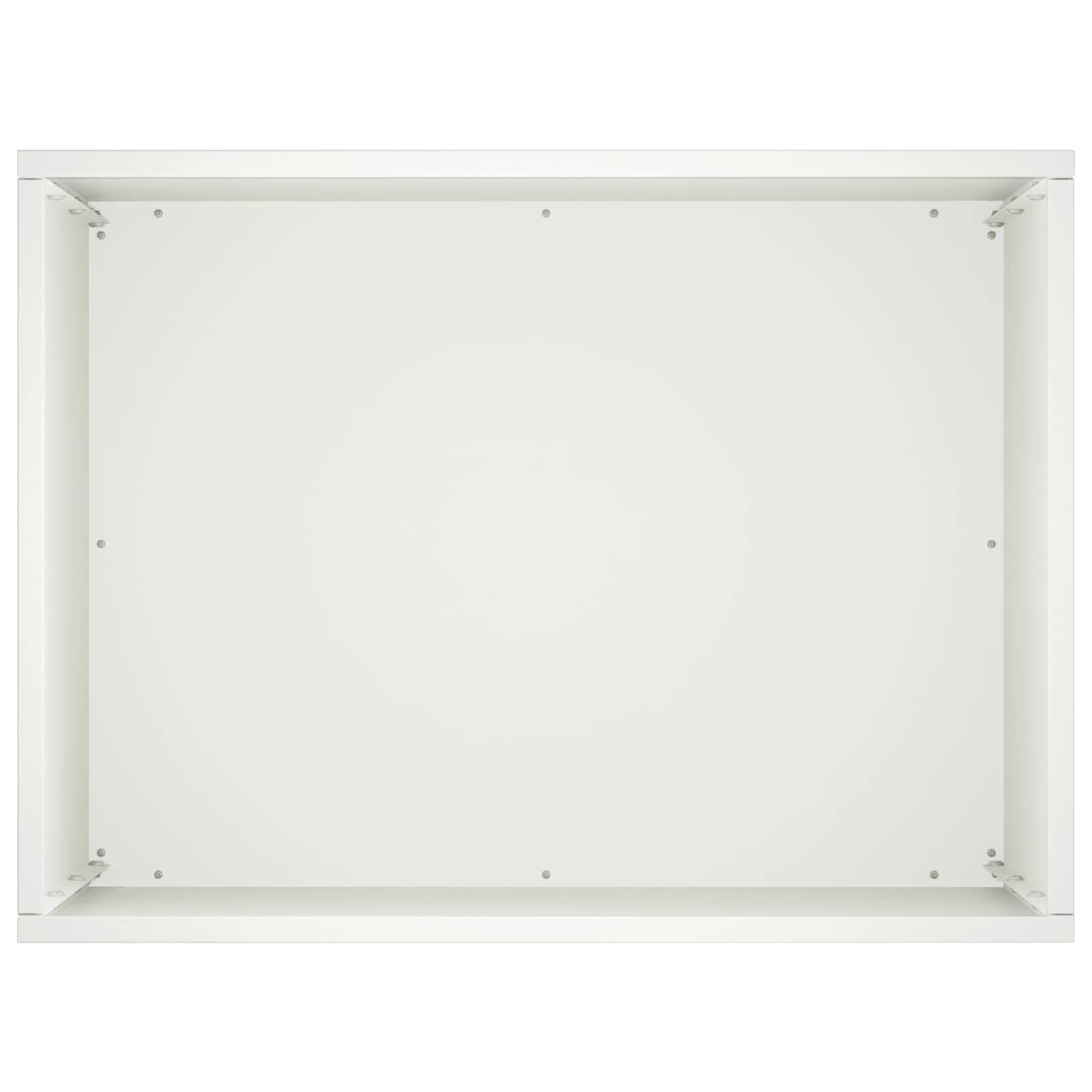 vidaXL Garten-Pflanzgefäß Weiß 40 x 30 x 50 cm Kaltgewalzter Stahl
