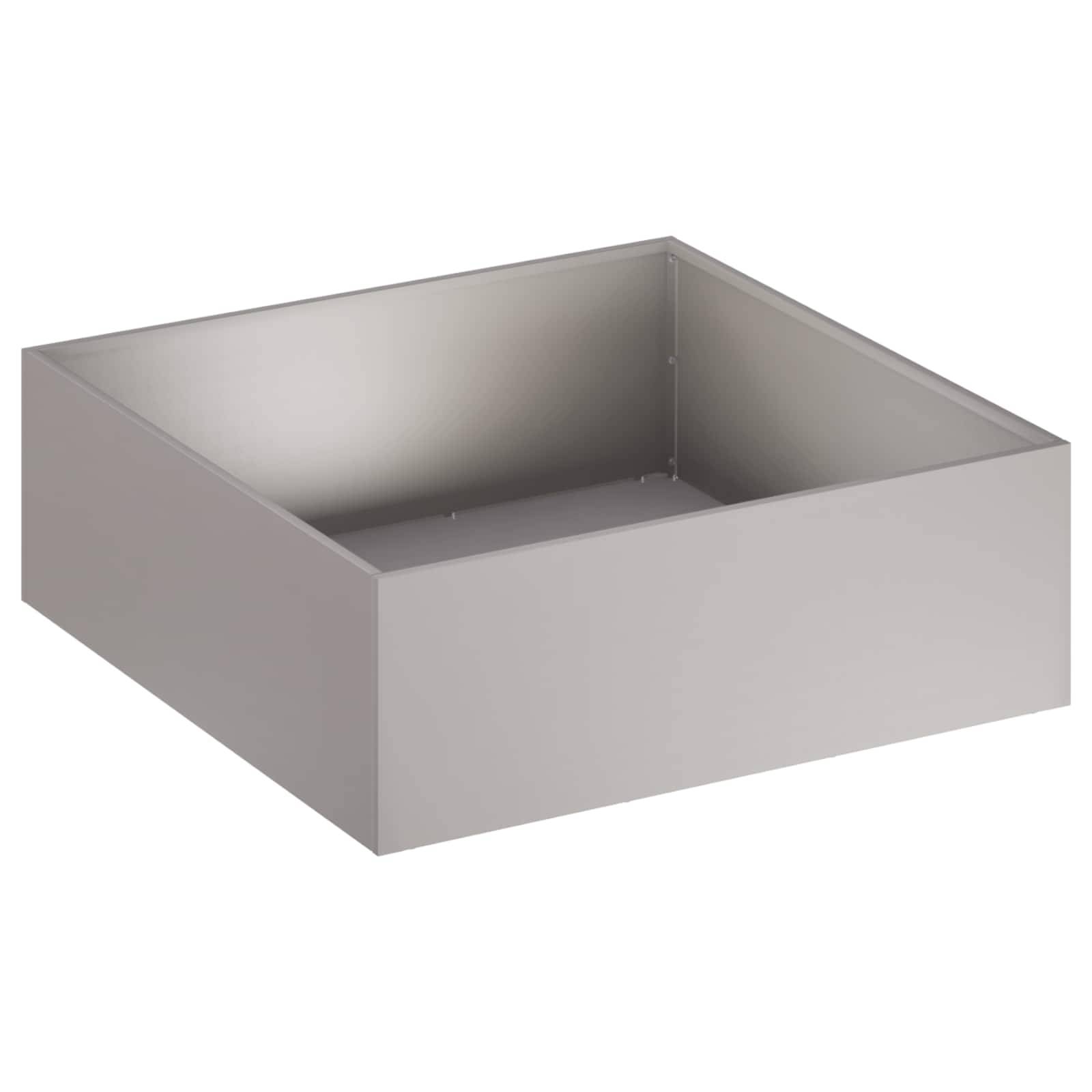 vidaXL Garten-Pflanzgefäß Rostoptik 60 x 60 x 20 cm Wetterfeststahl