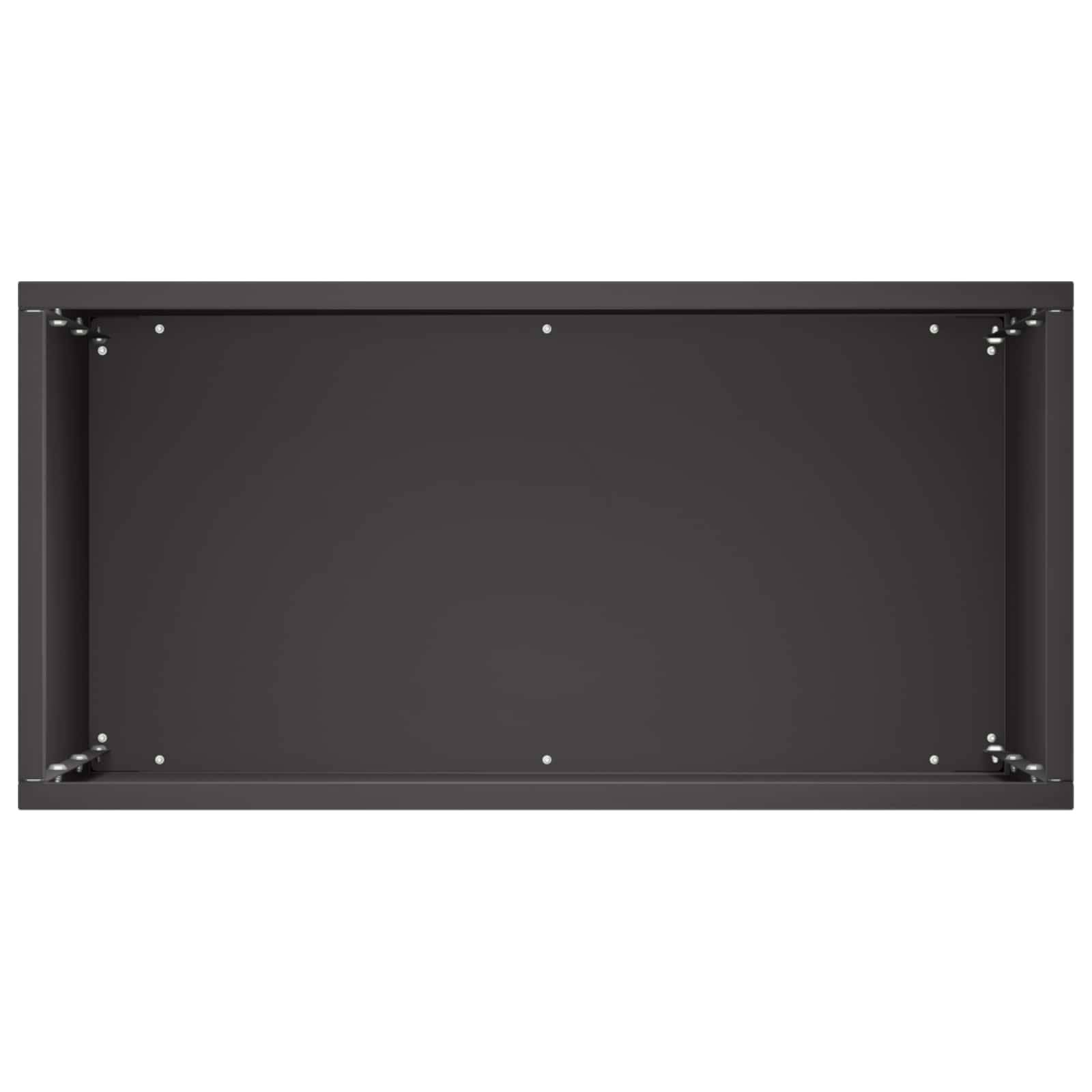 vidaXL Garten-Pflanzgefäß Schwarz 40 x 20 x 40 cm Kaltgewalzter Stahl