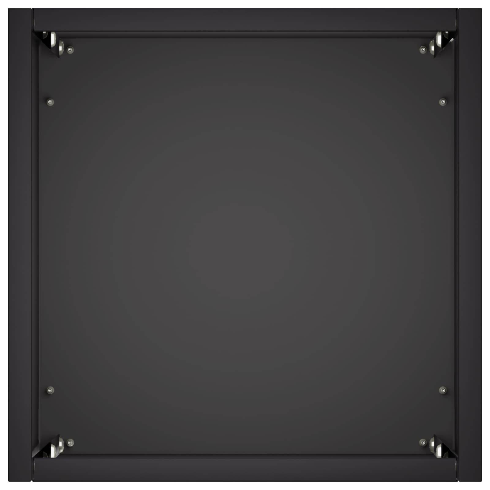 vidaXL Garten-Pflanzgefäß Schwarz 20 x 20 x 50 cm Kaltgewalzter Stahl