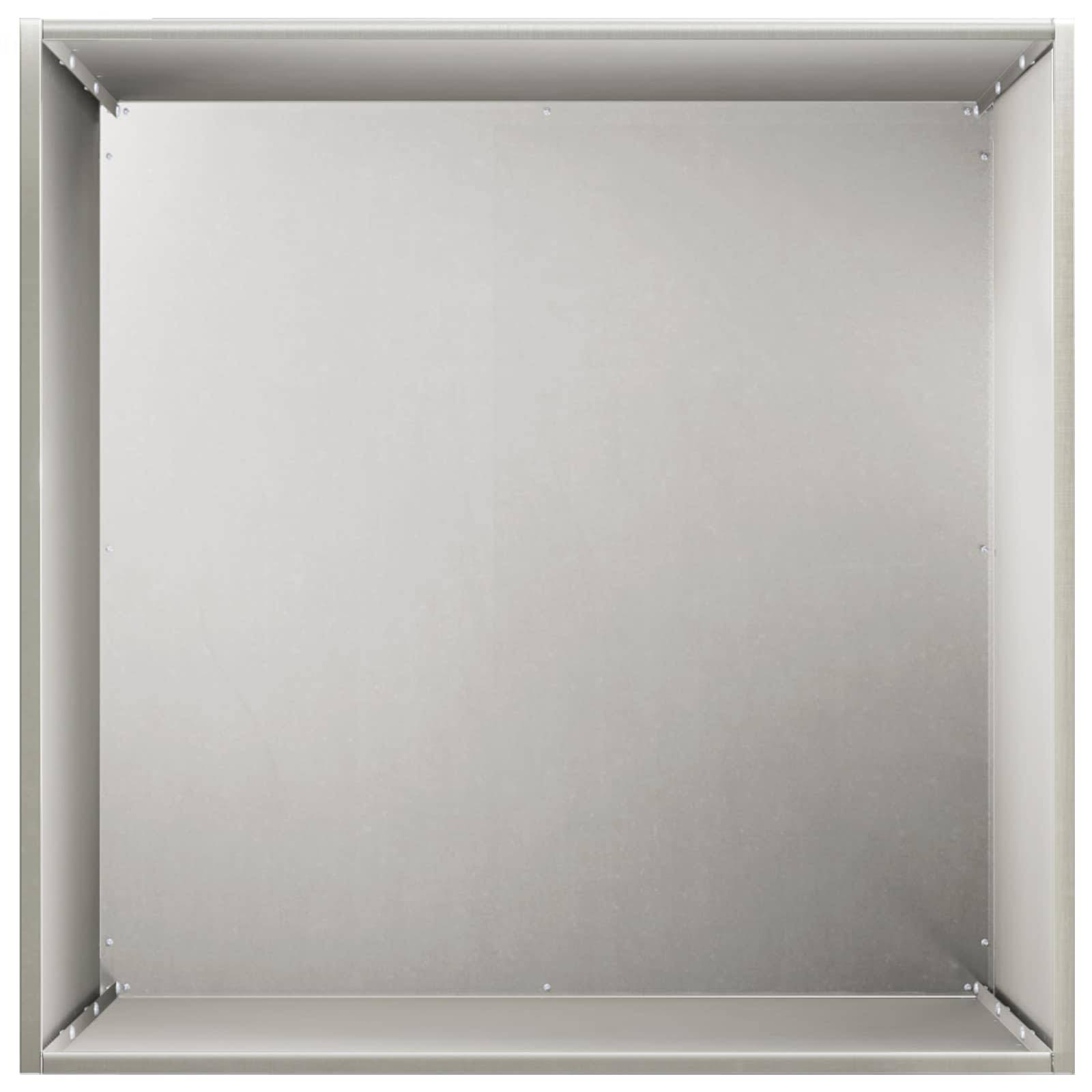 vidaXL Garten-Pflanzgefäß Silber 40 x 40 x 75 cm Edelstahl